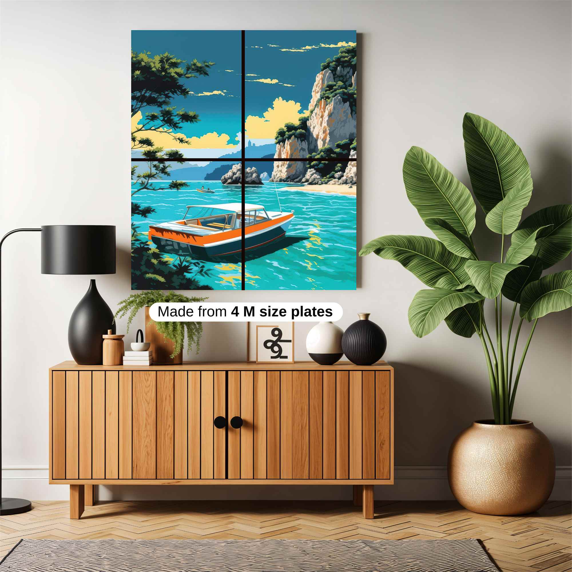 Seaside Serenity Safe Wall Magnetic / M