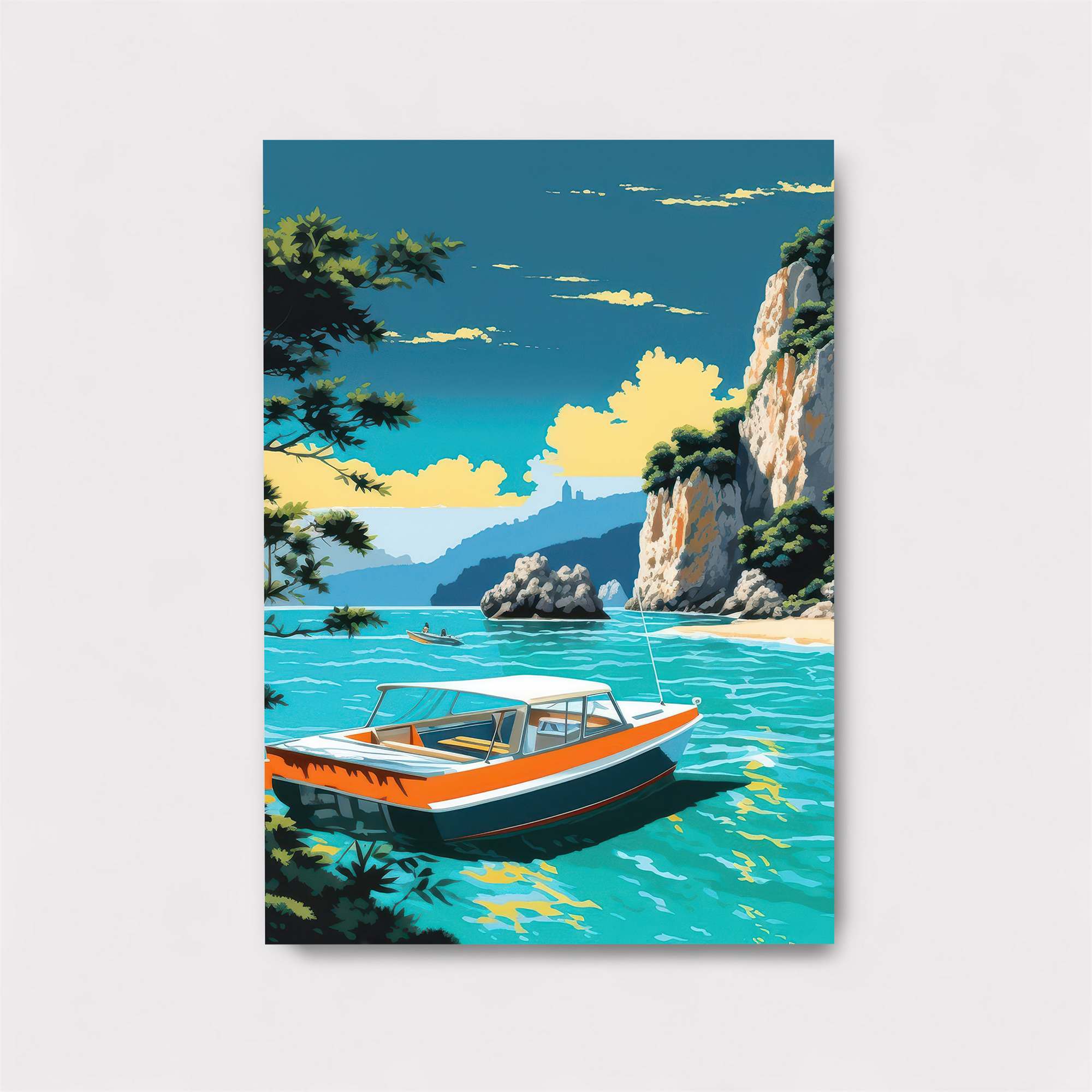 Seaside Serenity Safe Wall Magnetic / M