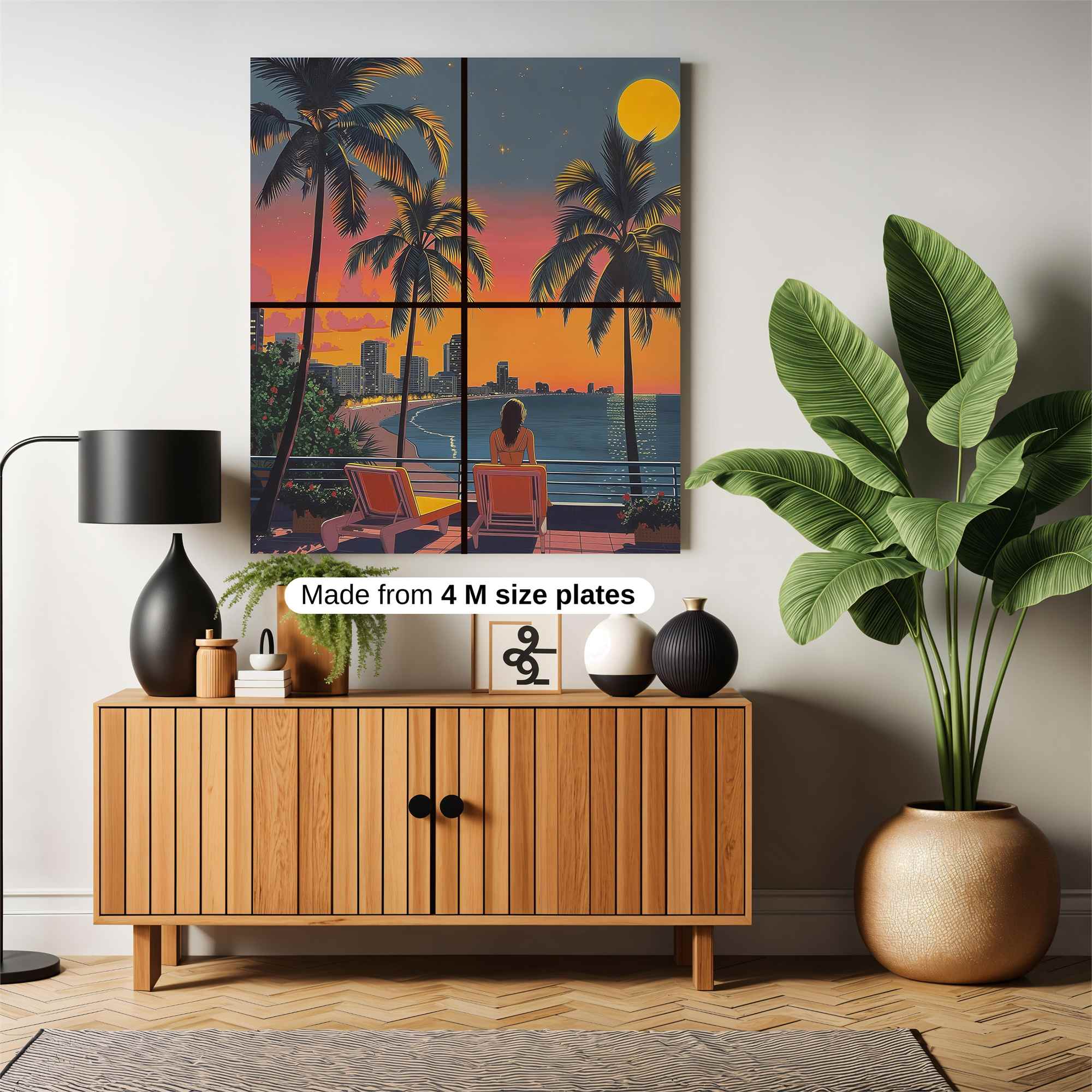 Moonlit Serenity Safe Wall Magnetic / M