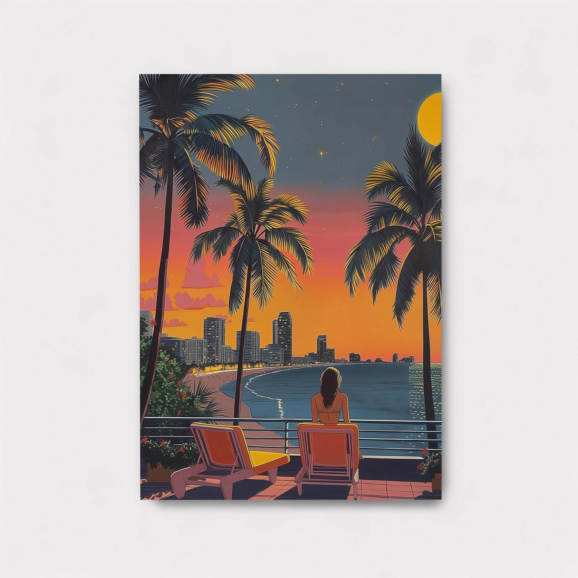 Moonlit Serenity Safe Wall Magnetic / M