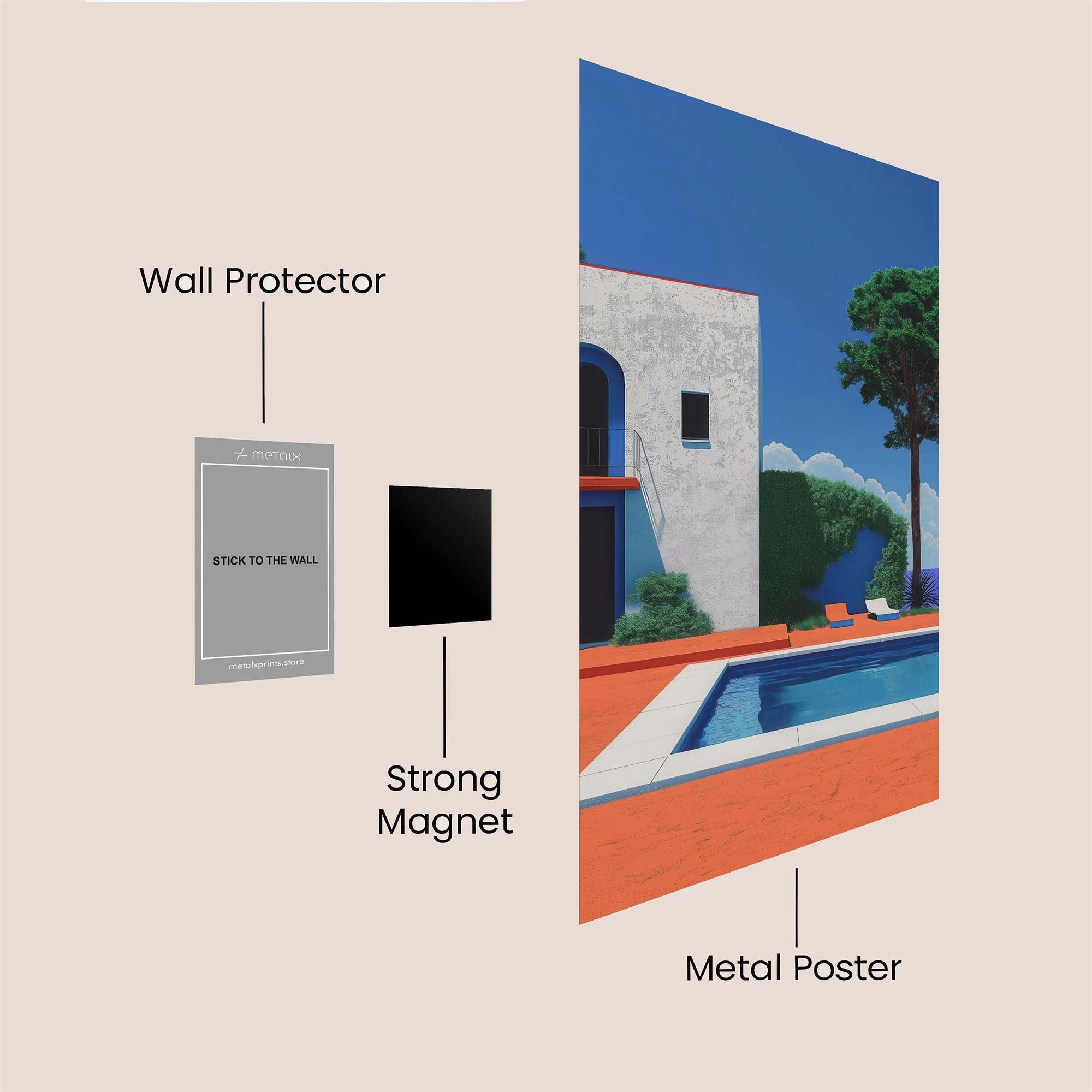 Villa Serenity Safe Wall Magnetic / M