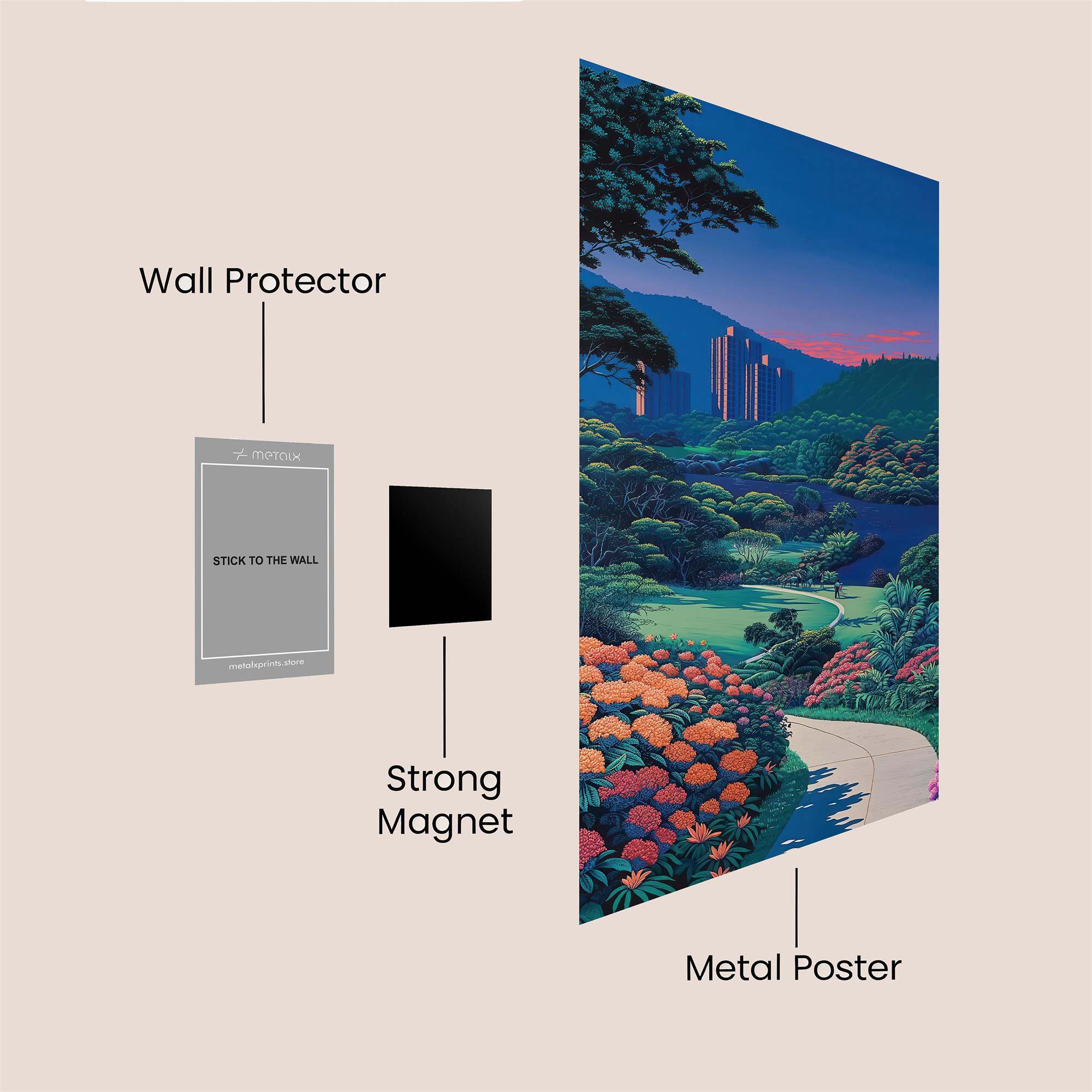 Serenity Vista Safe Wall Magnetic / M
