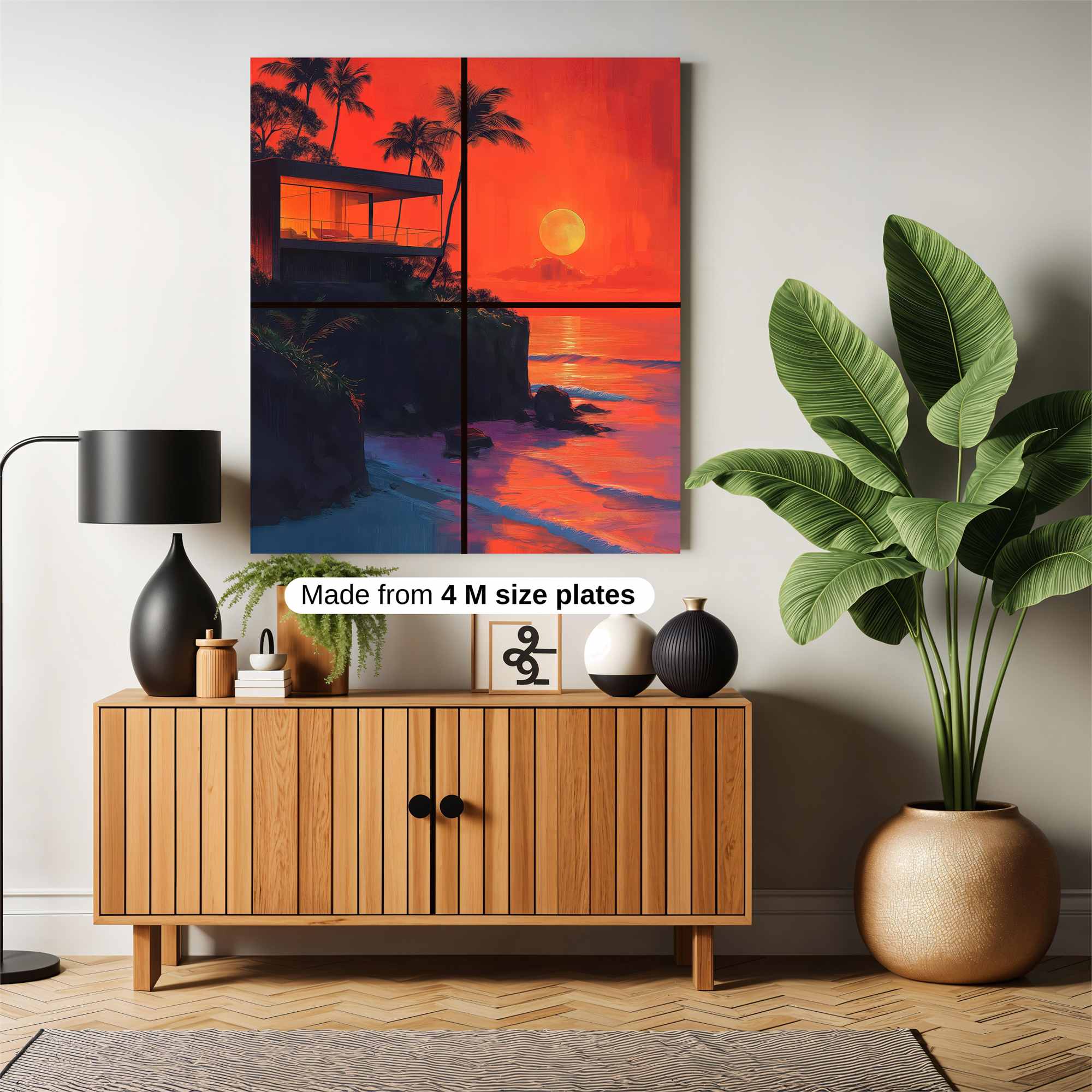 Sunset Serenity Safe Wall Magnetic / M