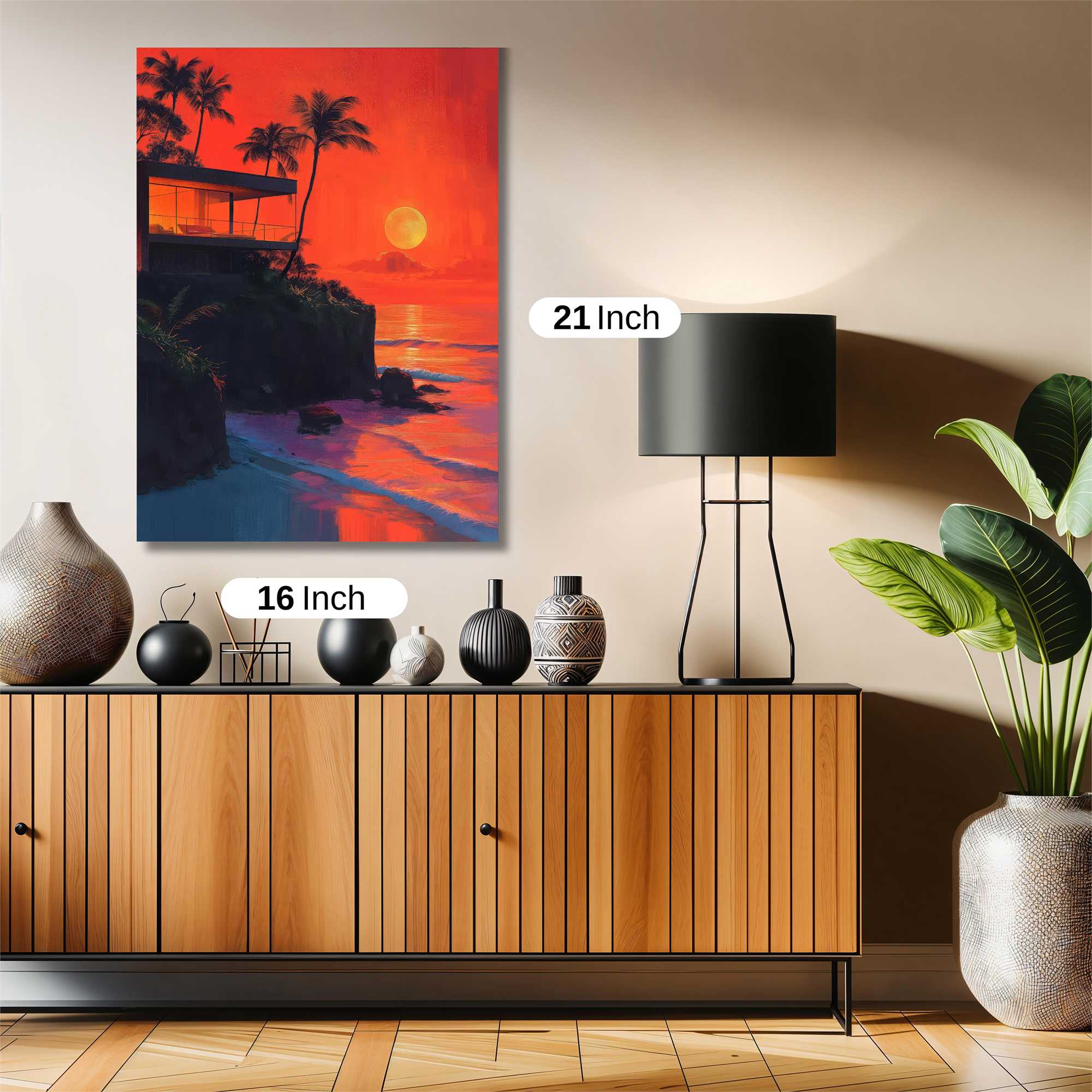 Sunset Serenity Safe Wall Magnetic / M