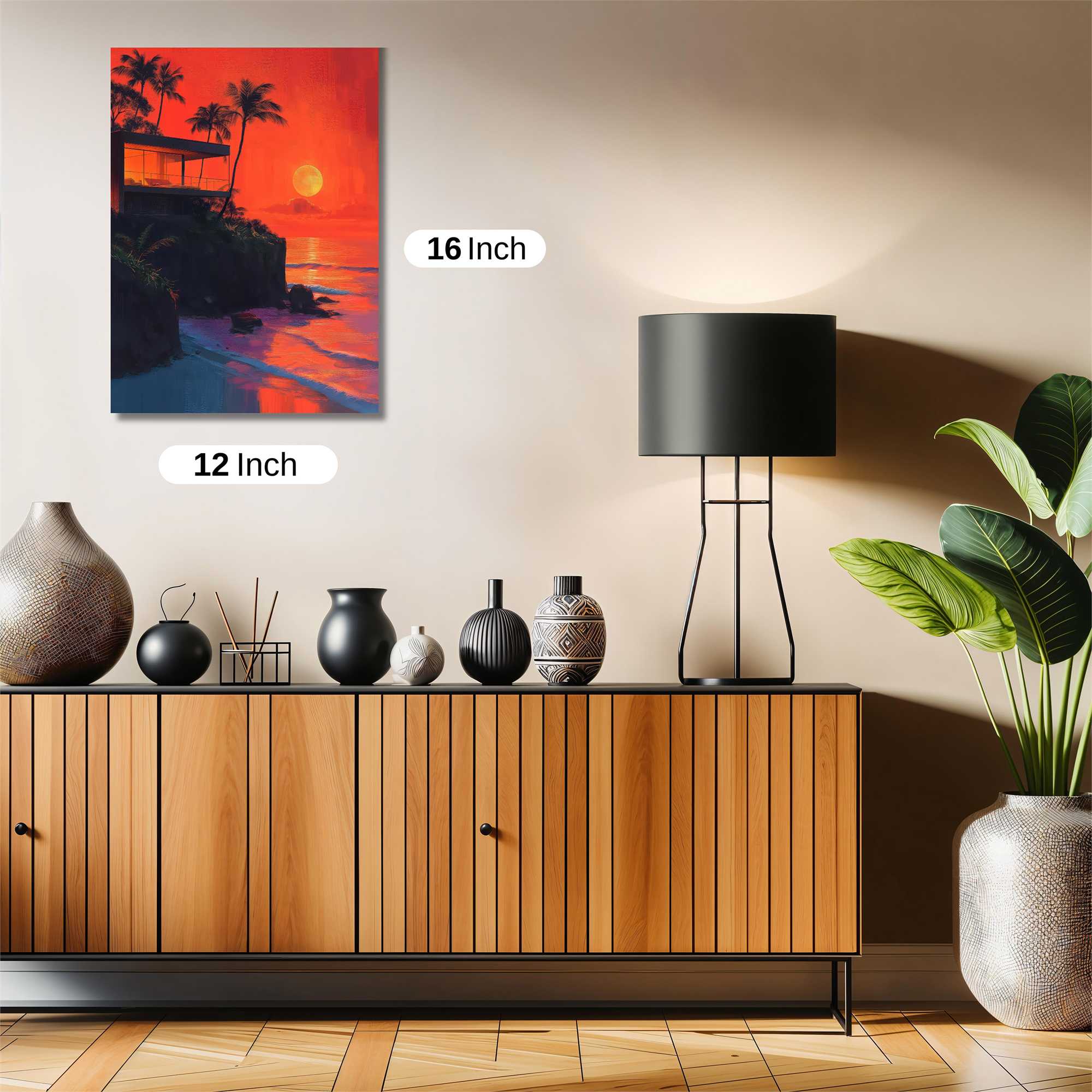 Sunset Serenity Safe Wall Magnetic / M