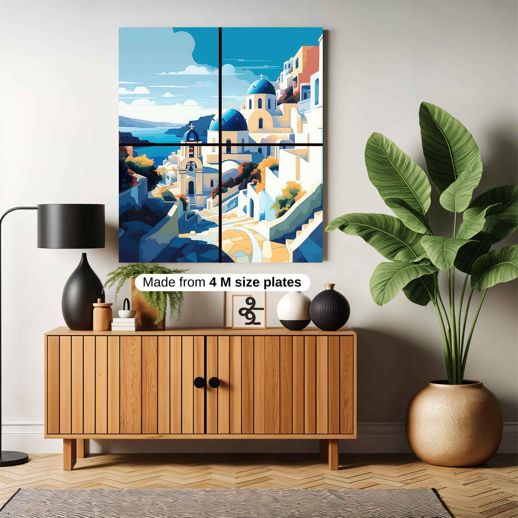 Santorini Serenity Safe Wall Magnetic / M