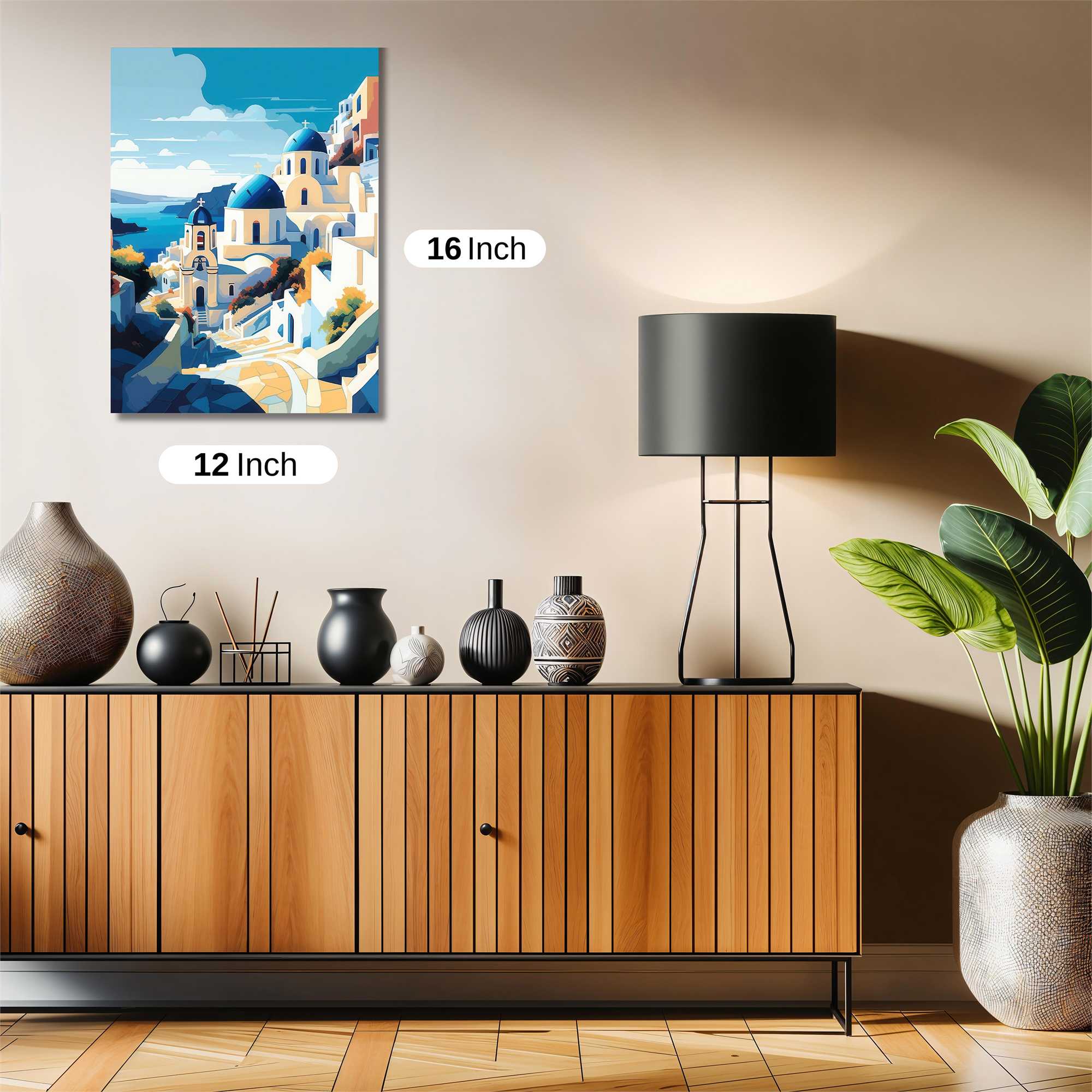 Santorini Serenity Safe Wall Magnetic / M