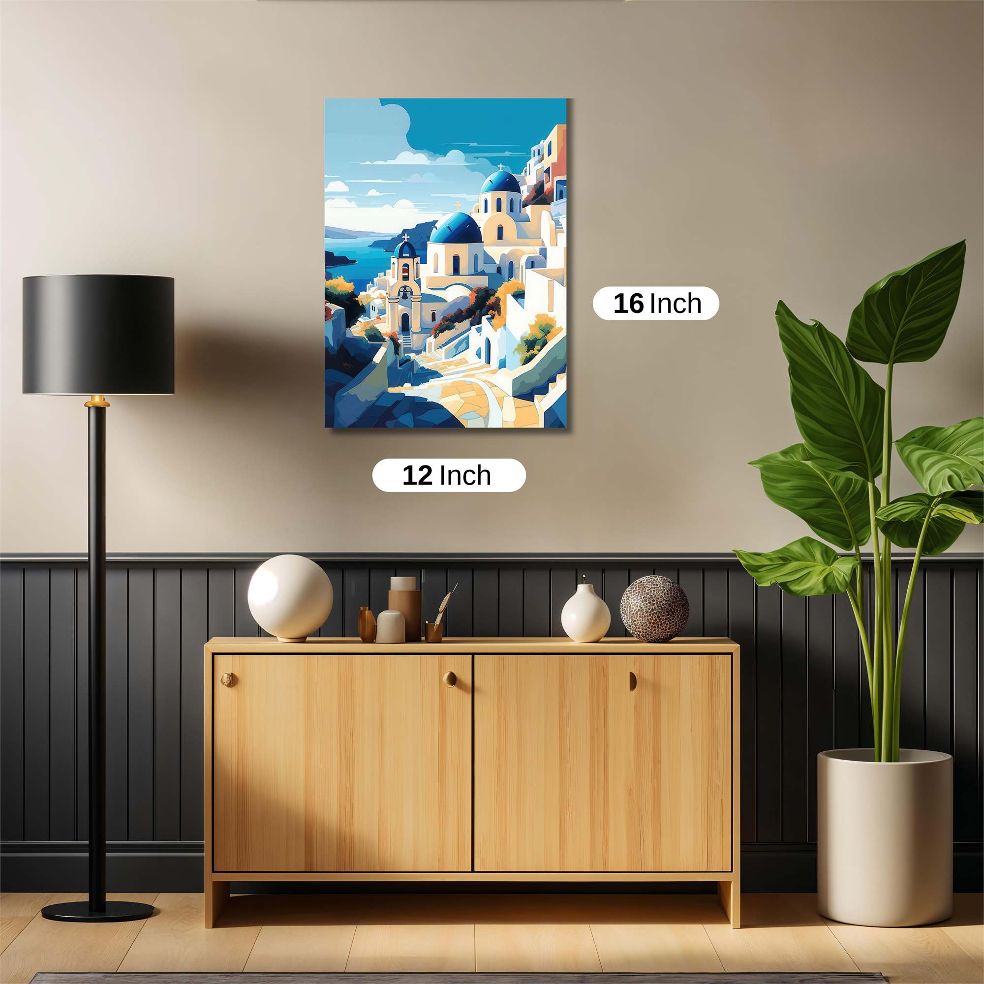 Santorini Serenity Safe Wall Magnetic / M