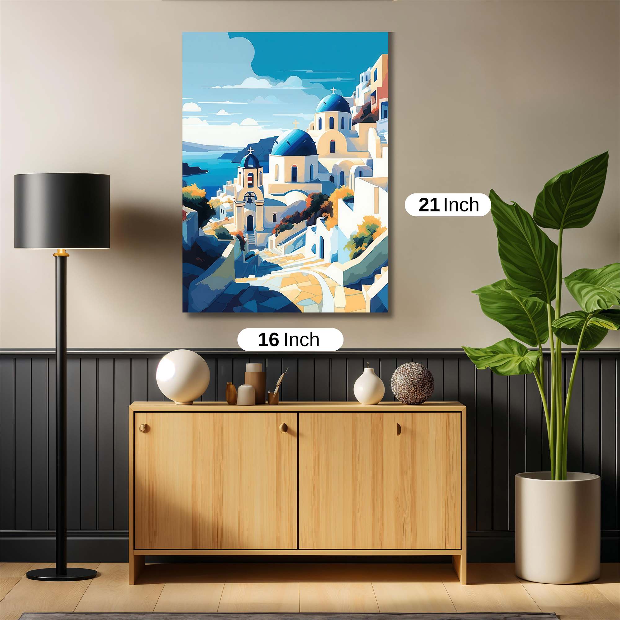 Santorini Serenity Safe Wall Magnetic / M