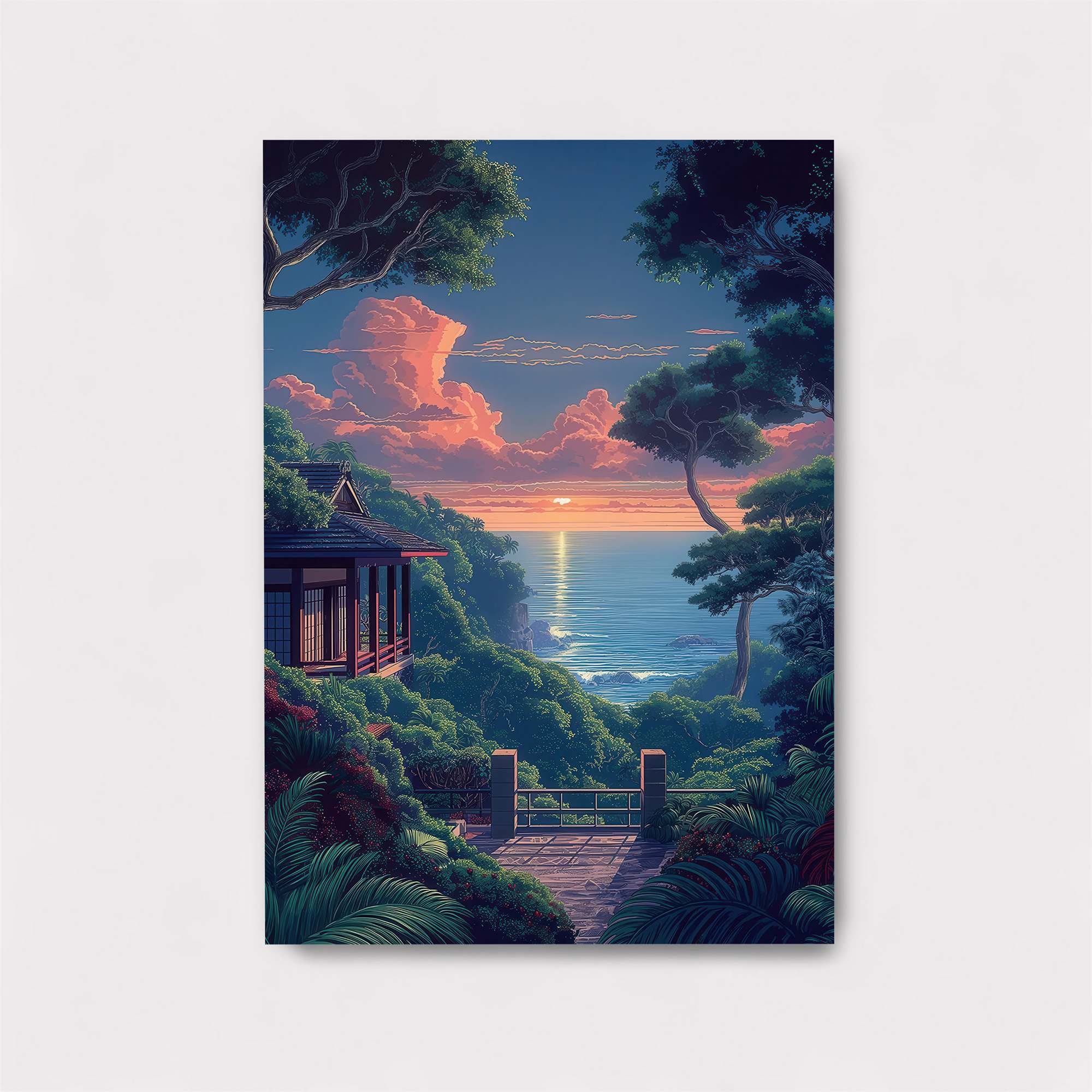 Sunset Serenity Safe Wall Magnetic / M