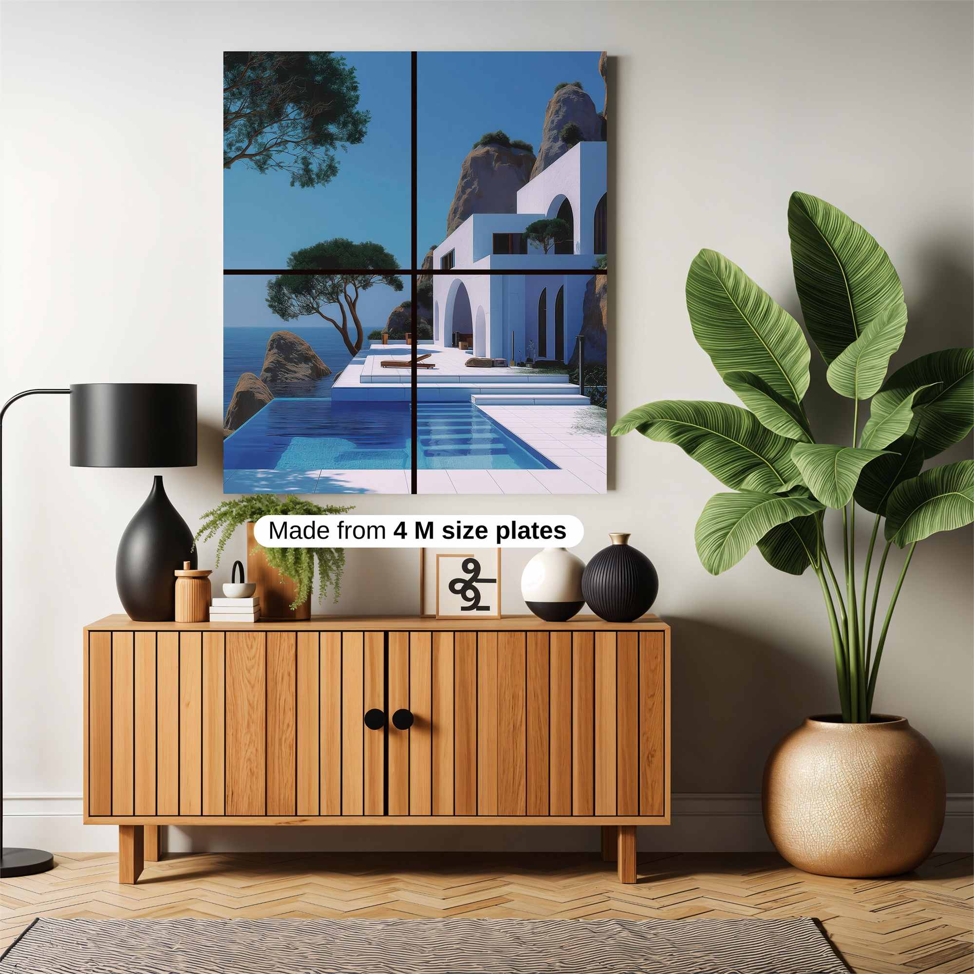 Seaside Serenity Safe Wall Magnetic / M