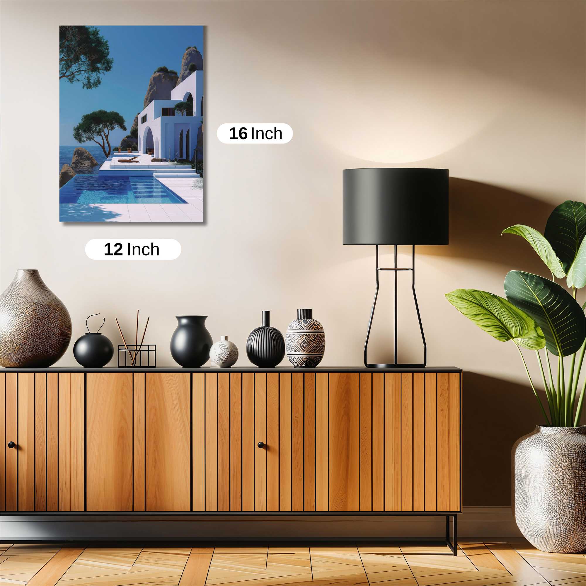 Seaside Serenity Safe Wall Magnetic / M