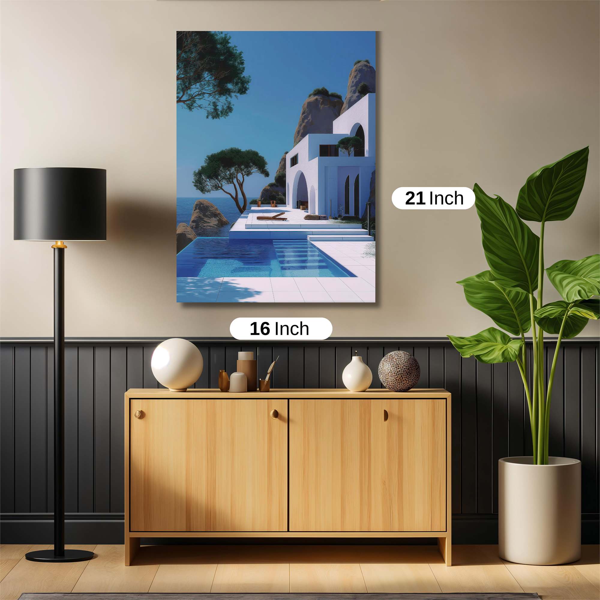 Seaside Serenity Safe Wall Magnetic / M