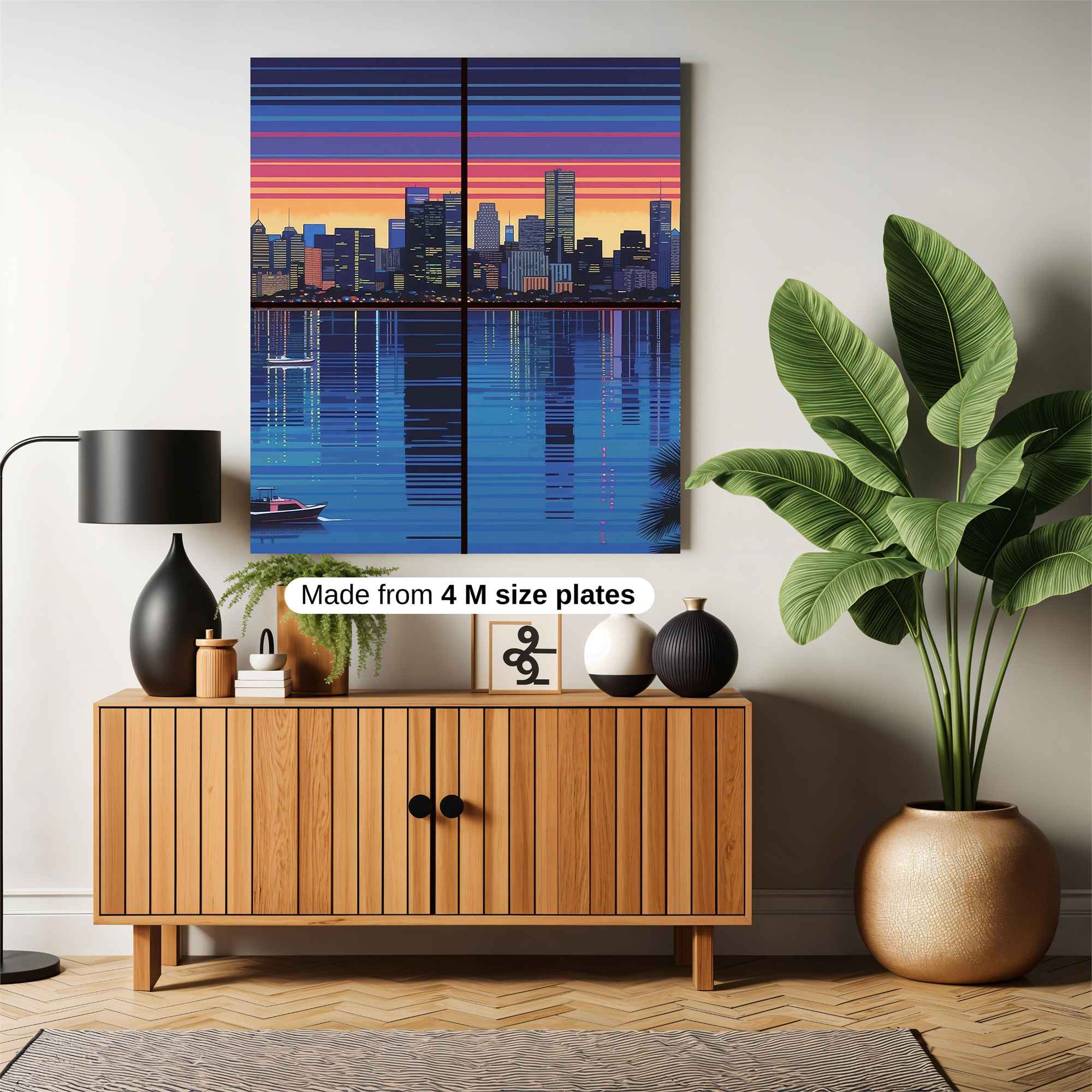 Skyline Serenity Safe Wall Magnetic / M