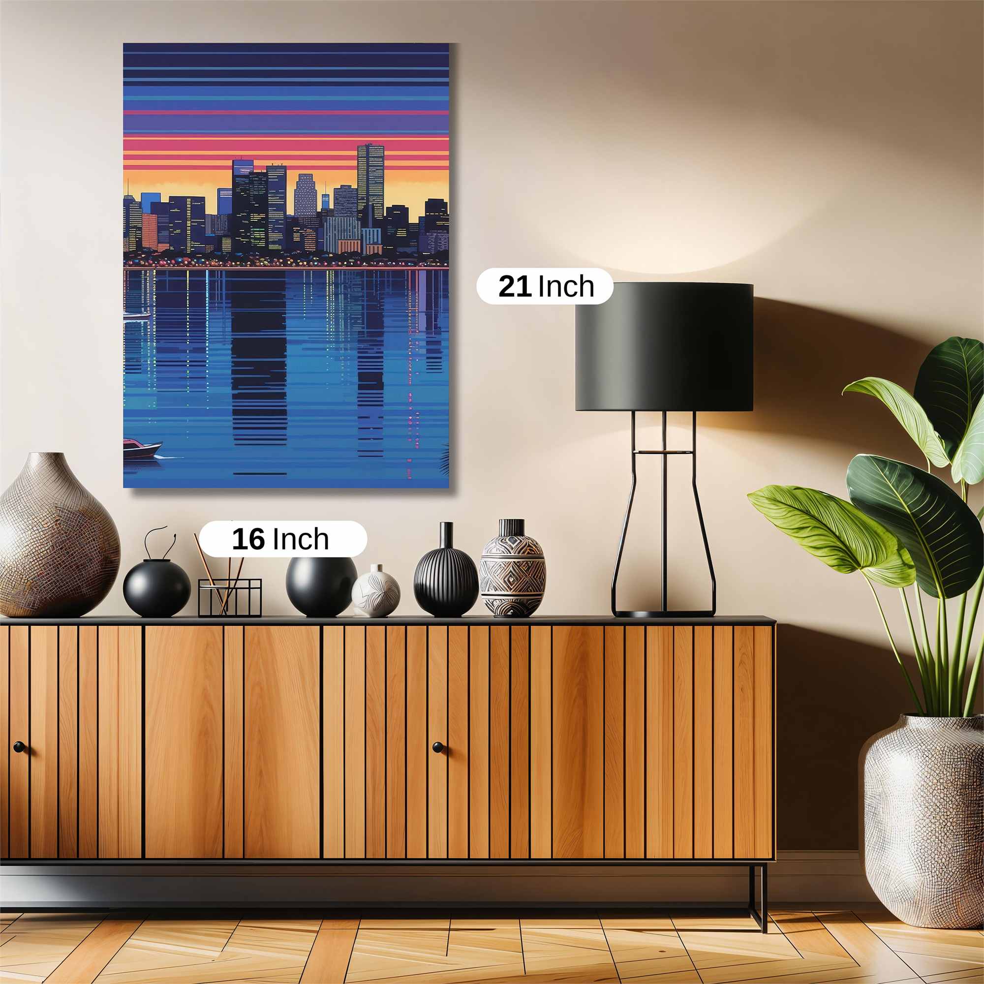 Skyline Serenity Safe Wall Magnetic / M