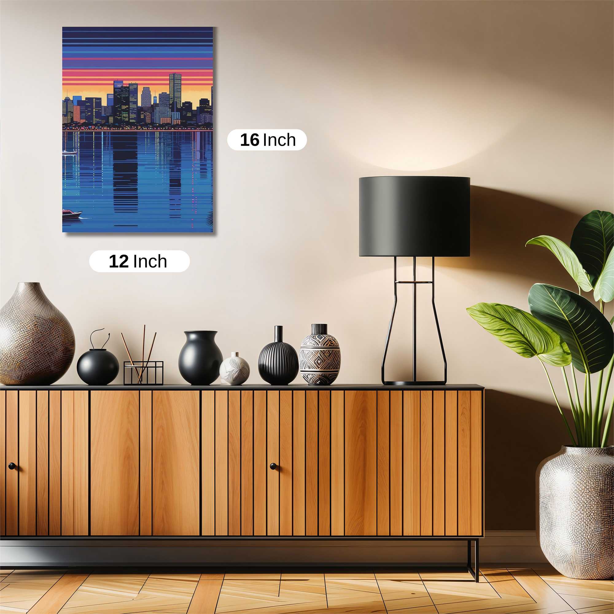 Skyline Serenity Safe Wall Magnetic / M