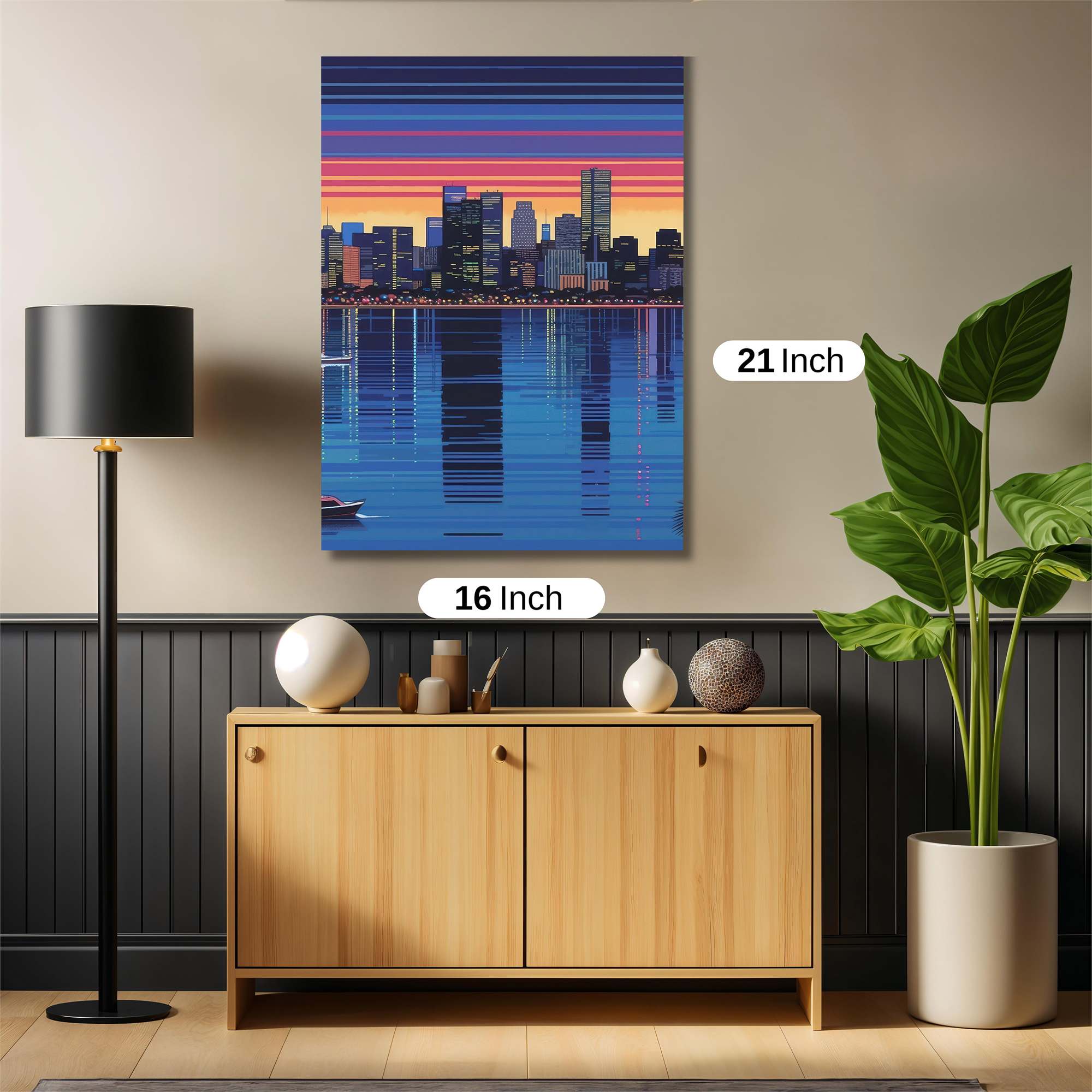 Skyline Serenity Safe Wall Magnetic / M
