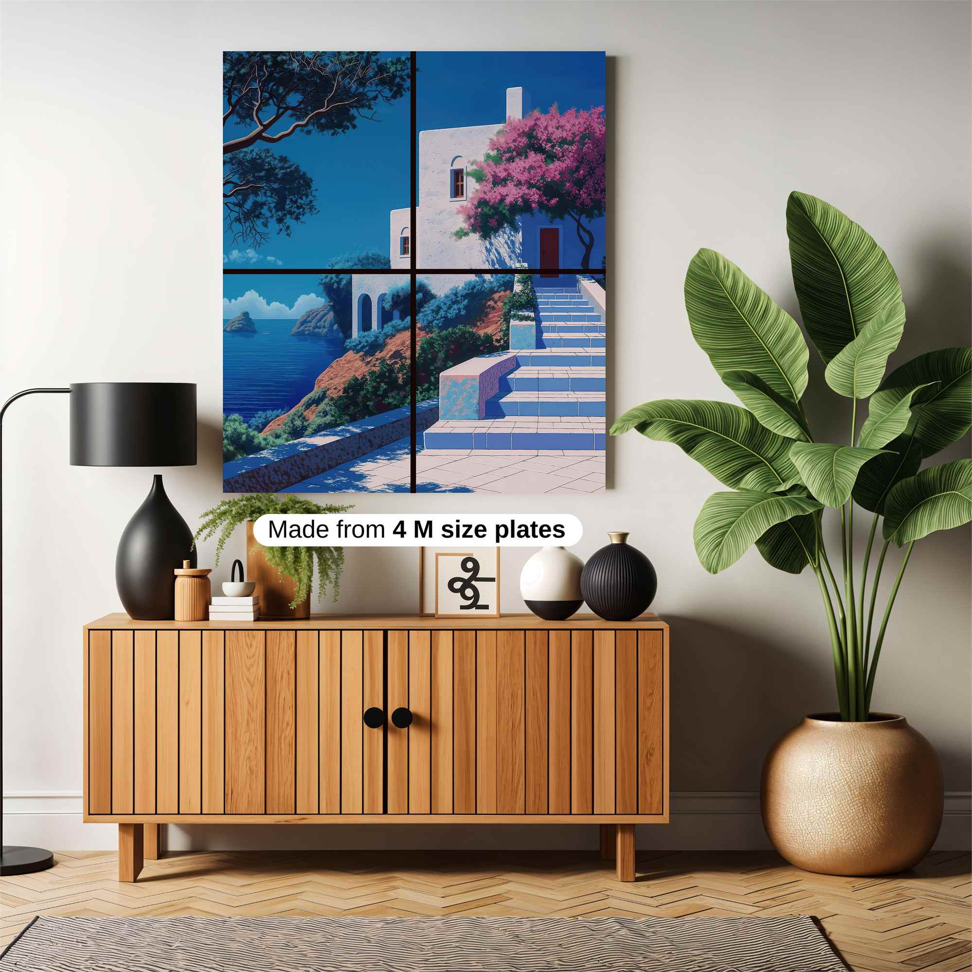 Mediterranean Serenity Safe Wall Magnetic / M