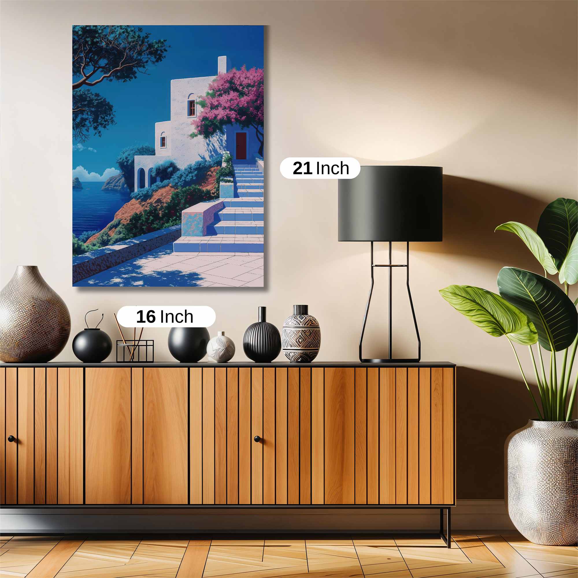 Mediterranean Serenity Safe Wall Magnetic / M