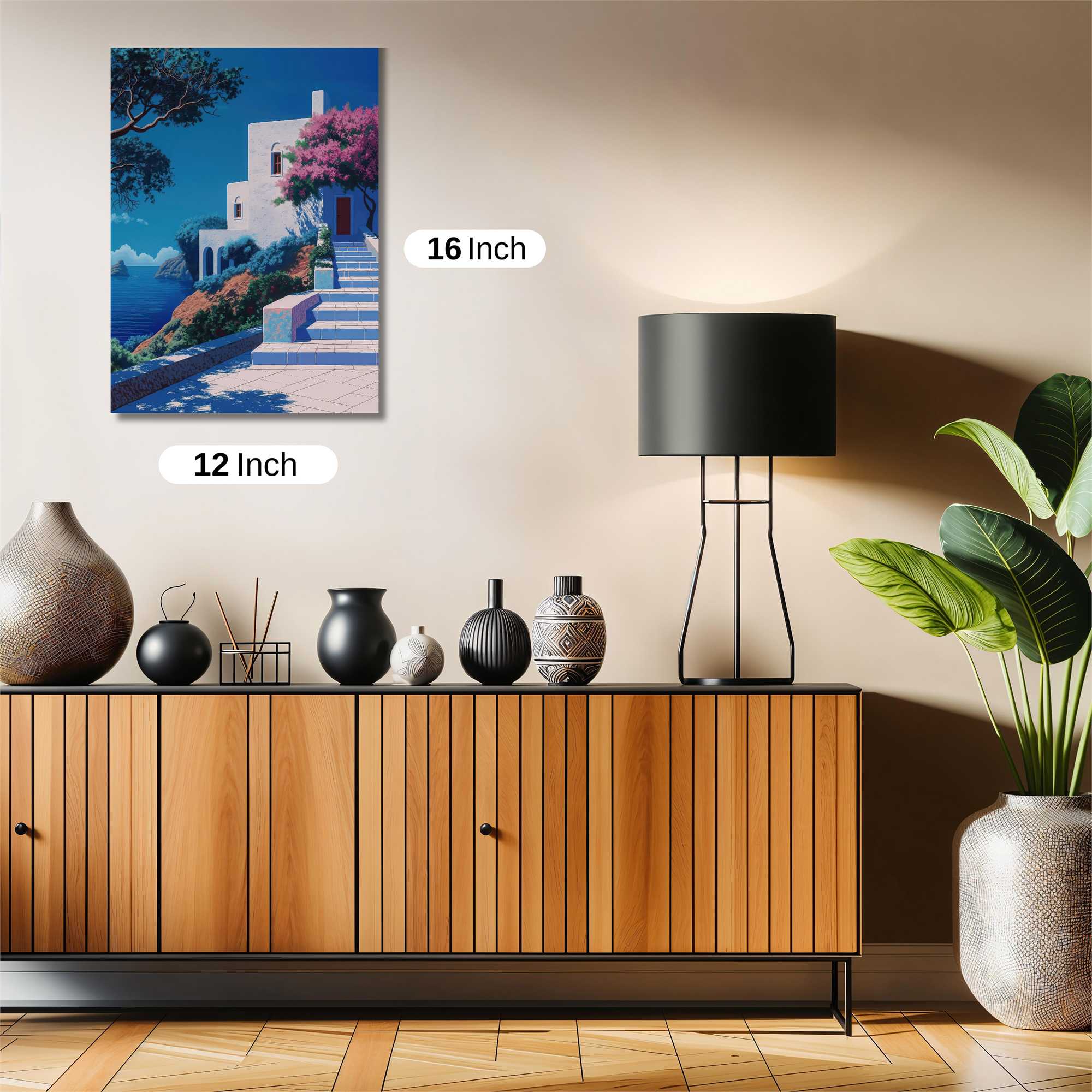 Mediterranean Serenity Safe Wall Magnetic / M