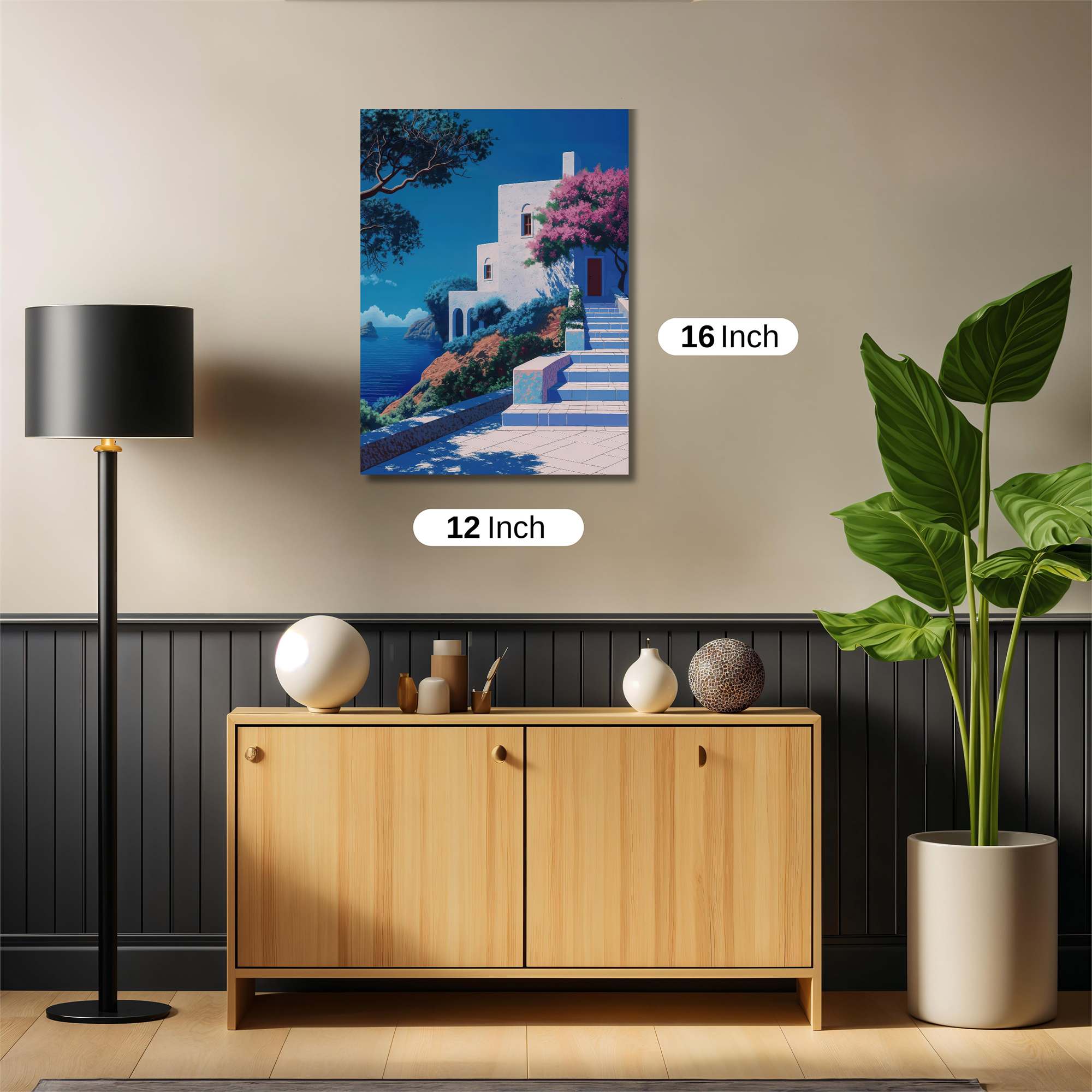Mediterranean Serenity Safe Wall Magnetic / M