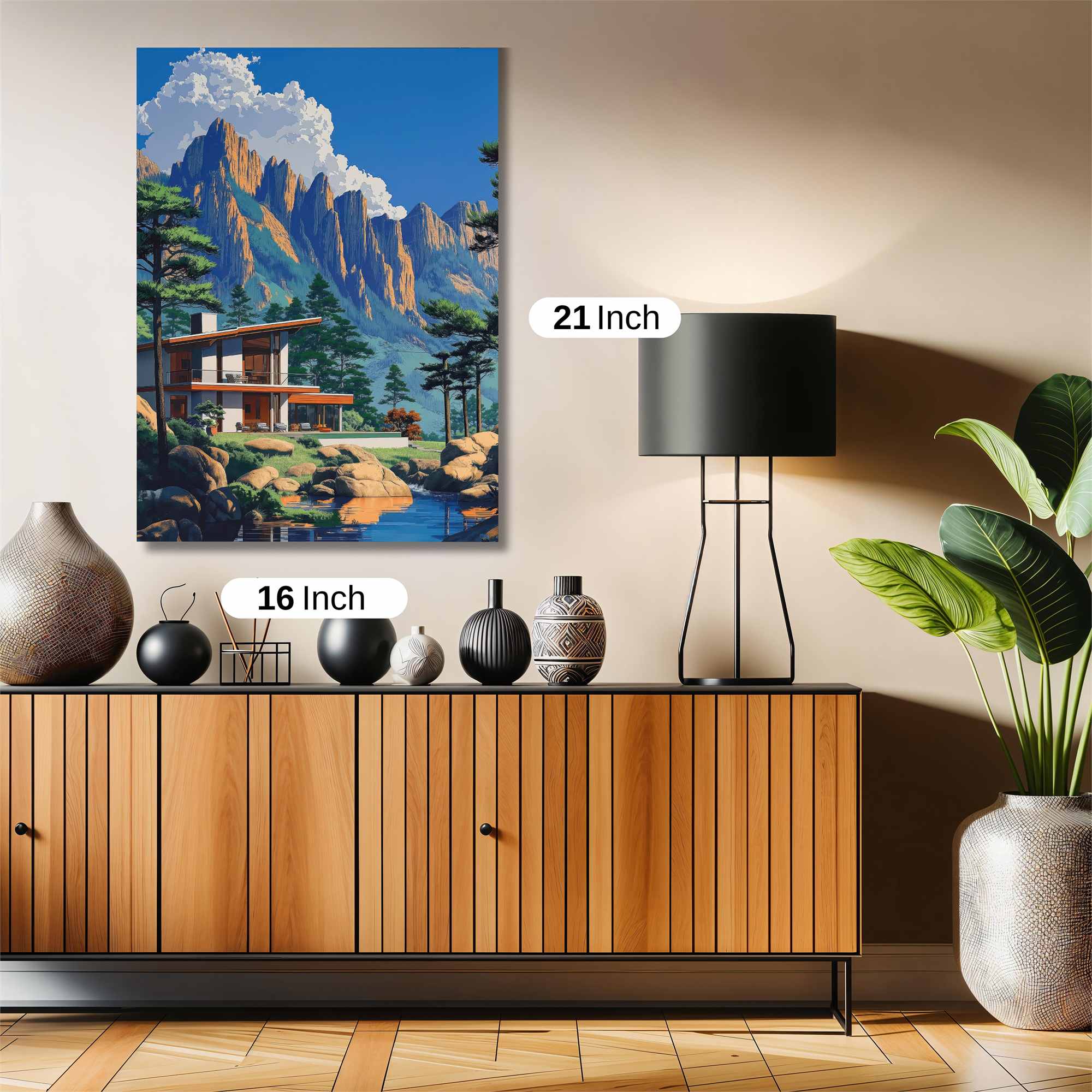 Mountain Serenity Safe Wall Magnetic / M