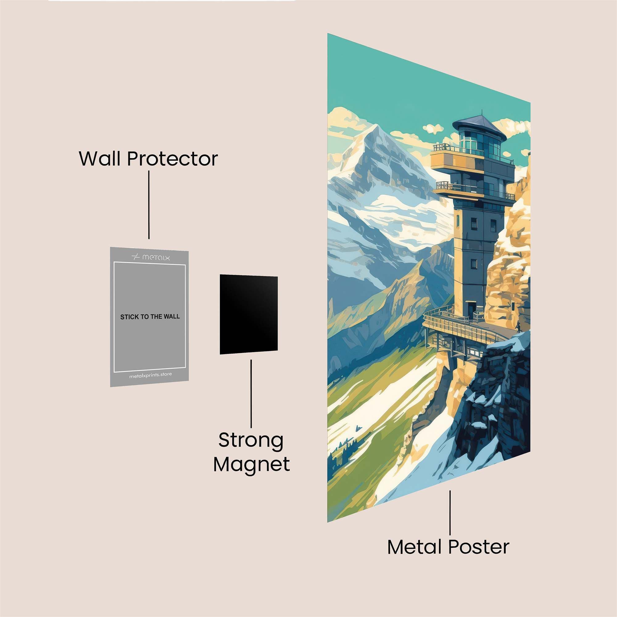 Matterhorn Majesty Safe Wall Magnetic / M