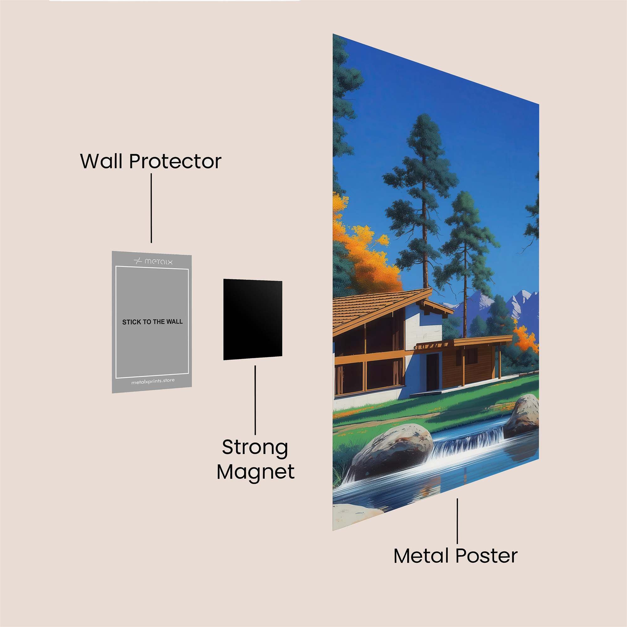 Autumn Serenity Safe Wall Magnetic / M