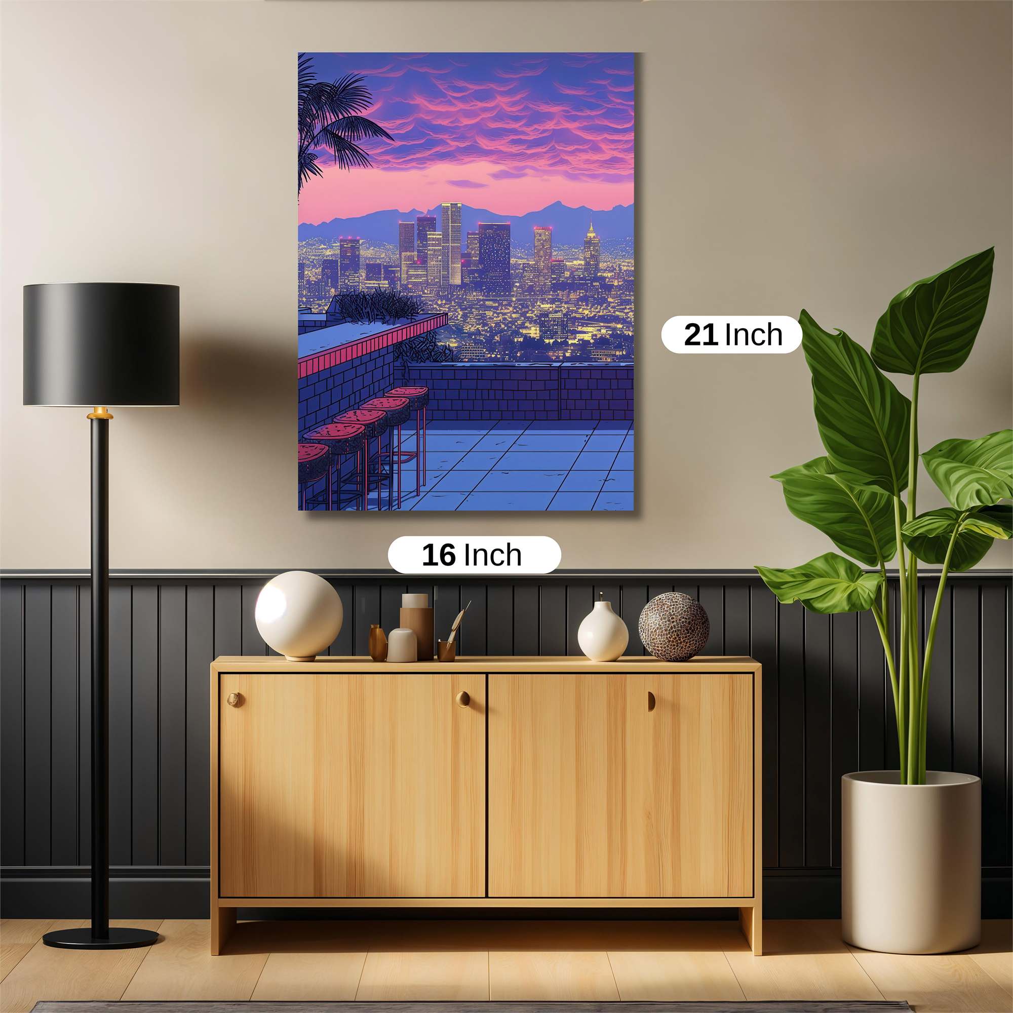 LA Dreamscape Safe Wall Magnetic / M