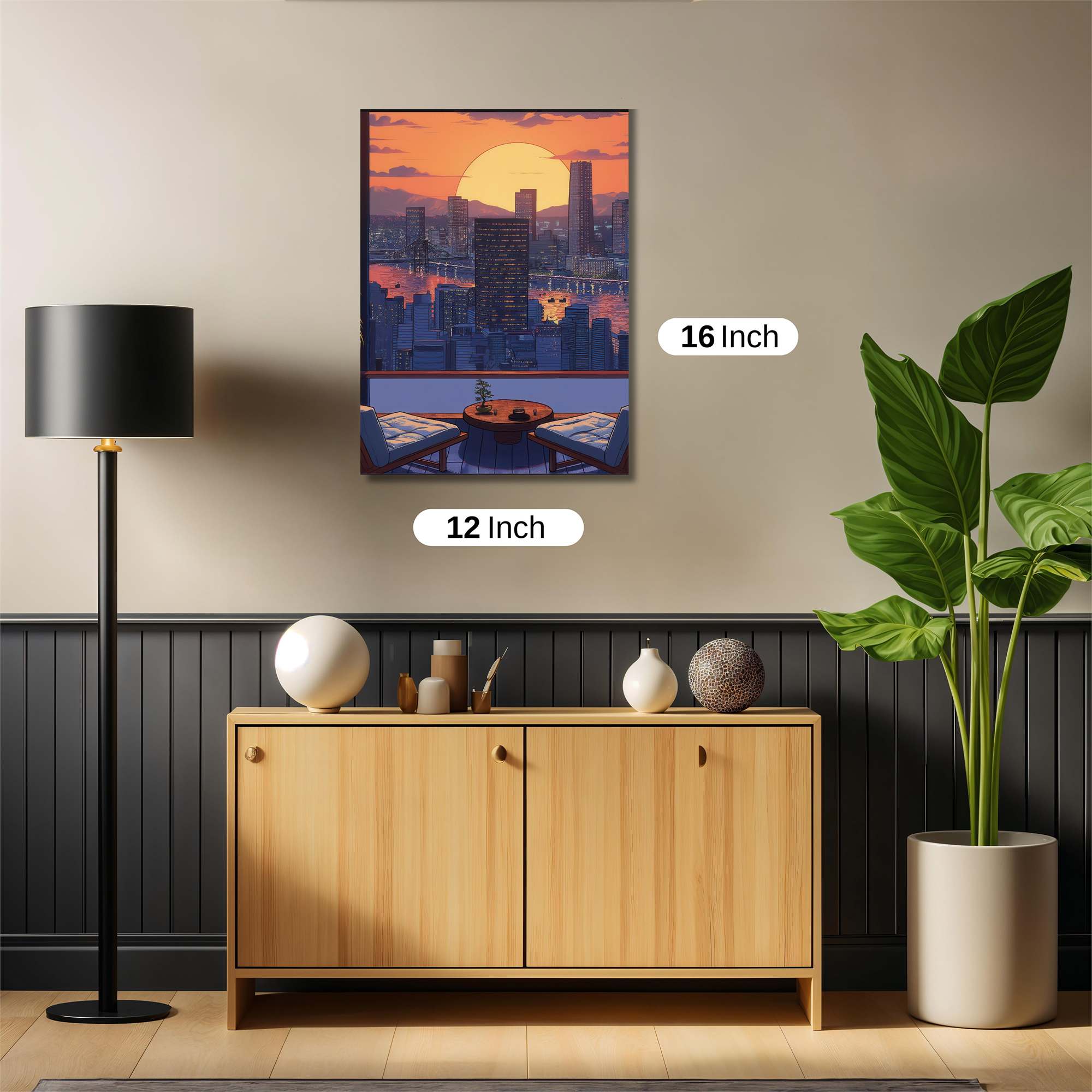 City Serenity Safe Wall Magnetic / M