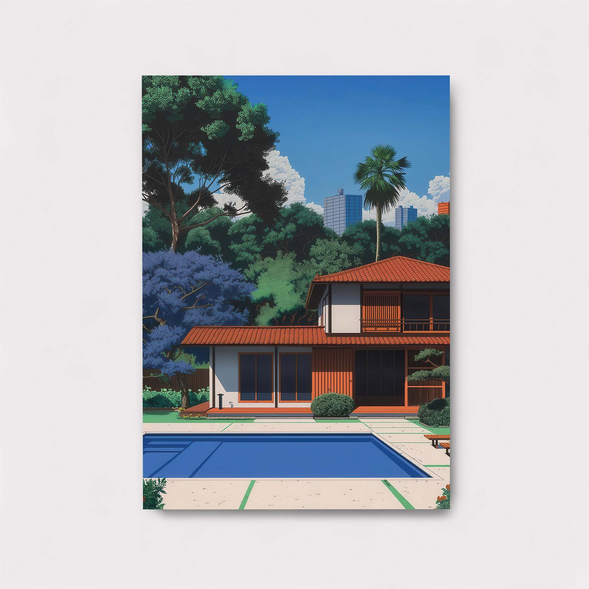 Tropical Serenity Safe Wall Magnetic / M