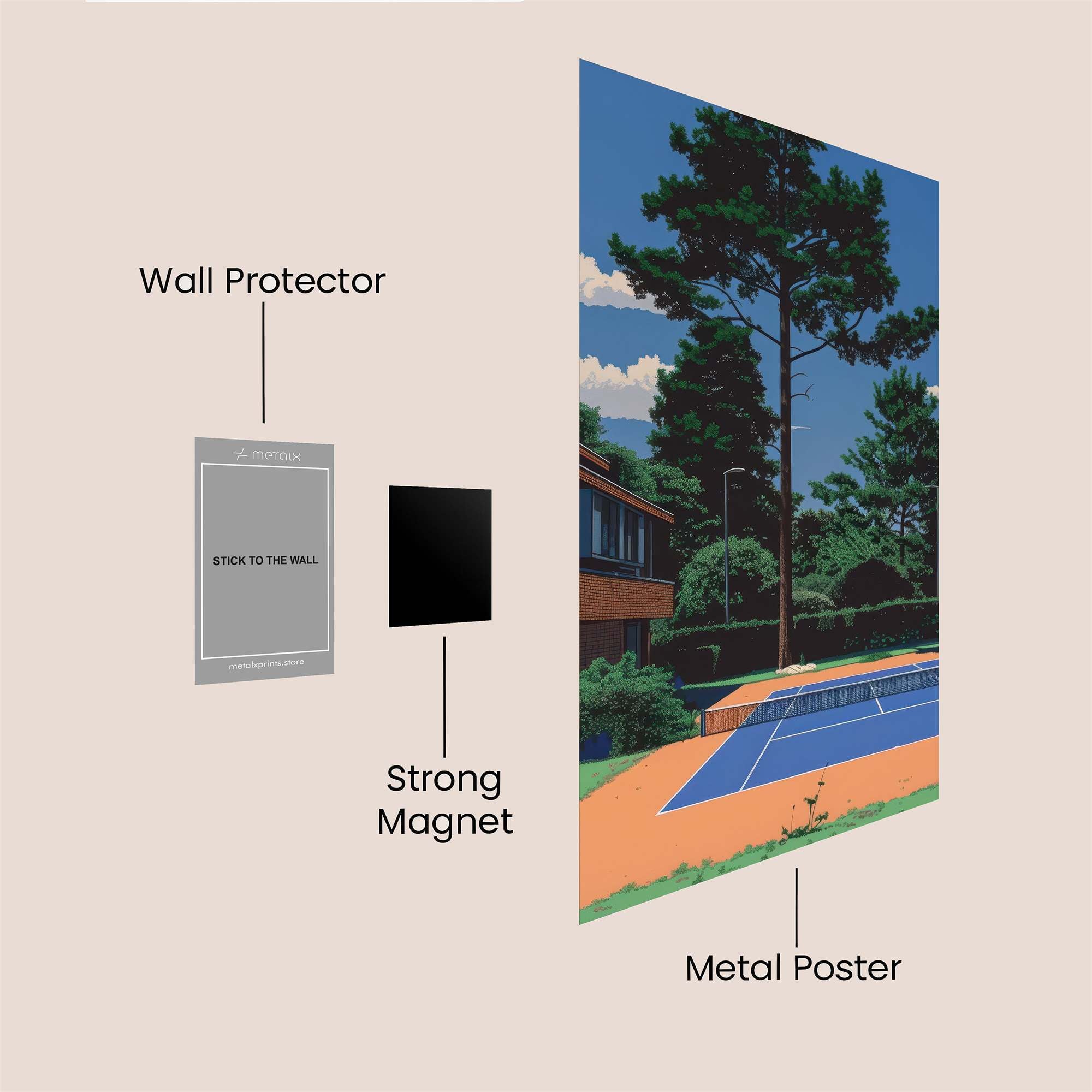 Campus Serenity Safe Wall Magnetic / M