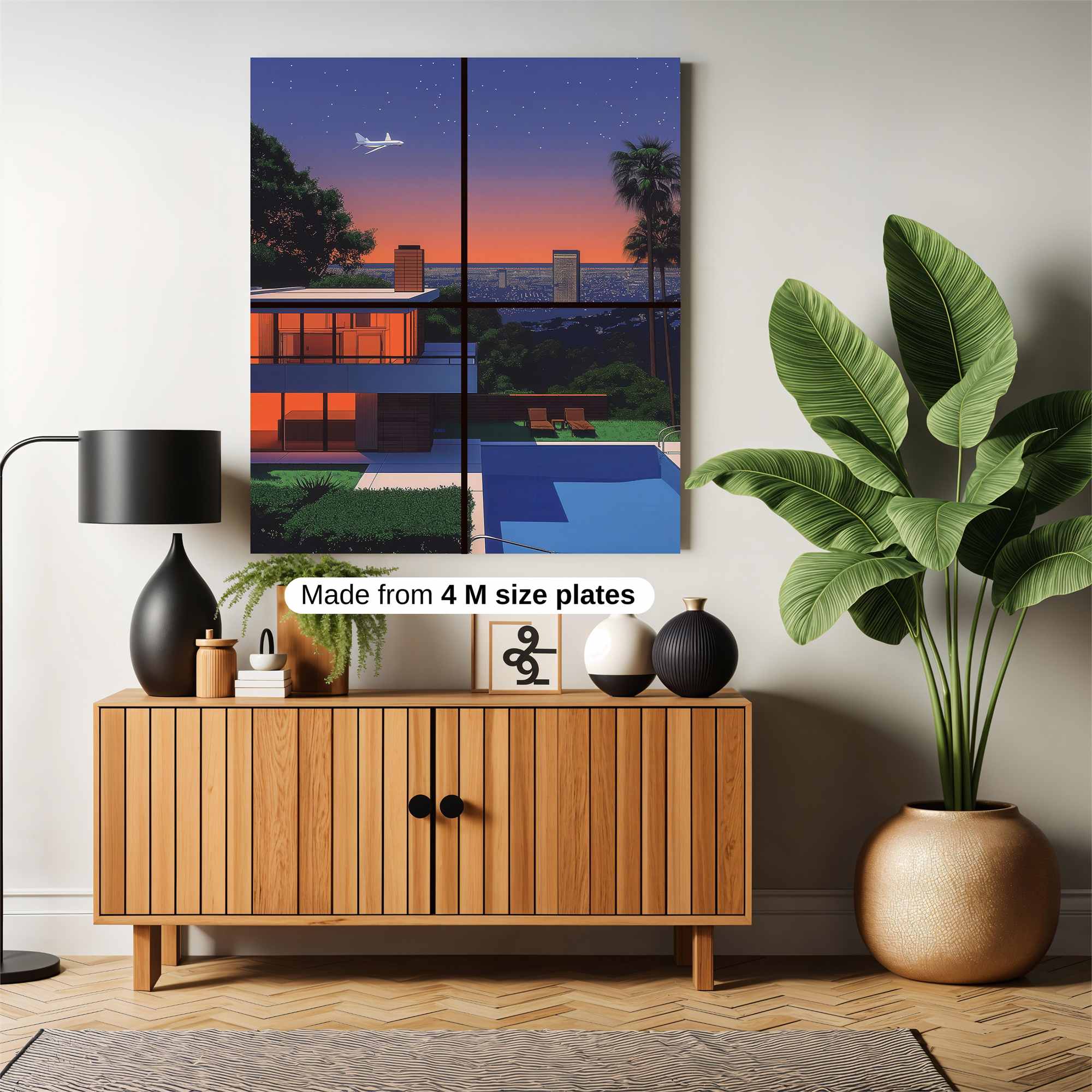 Sunset Serenity Safe Wall Magnetic / M