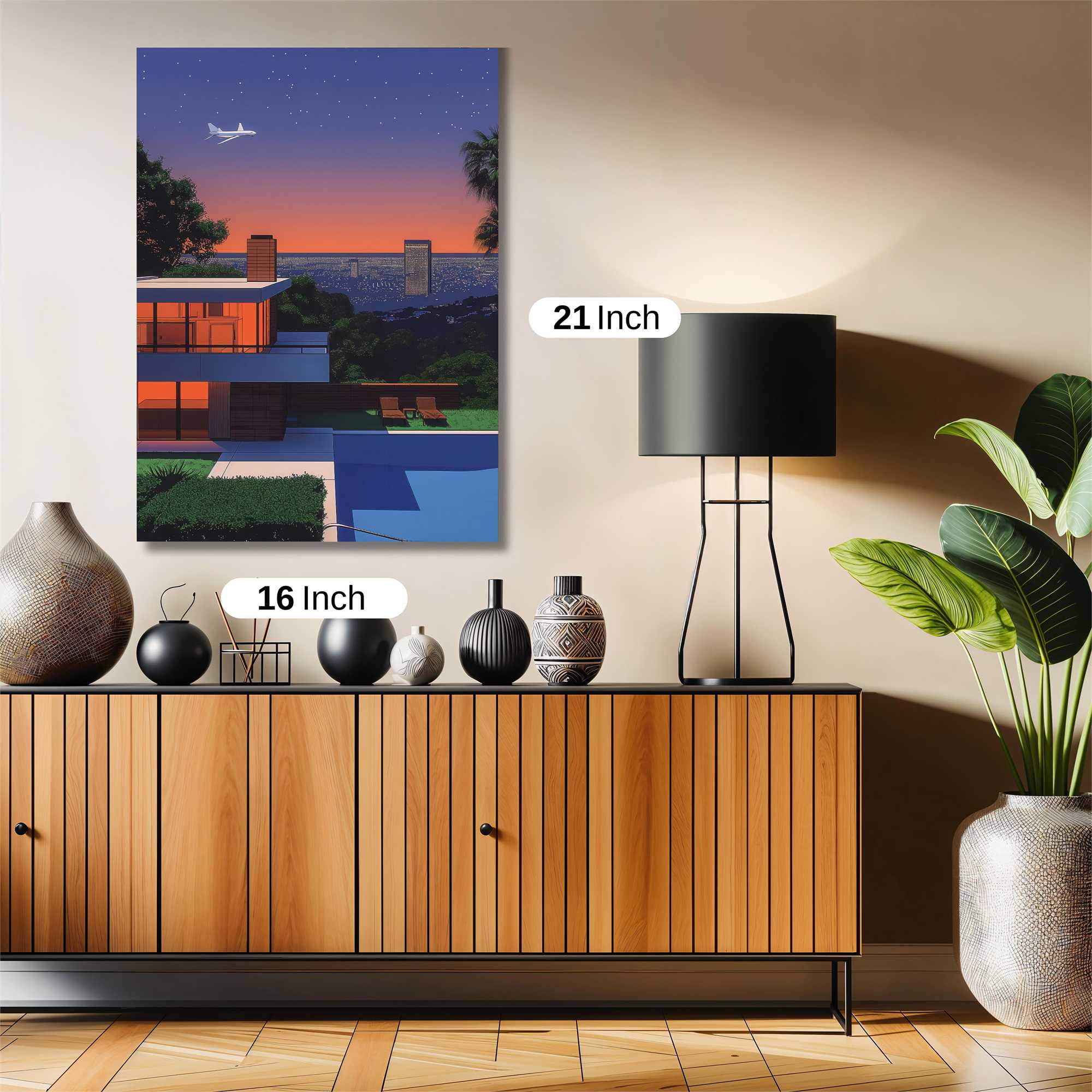 Sunset Serenity Safe Wall Magnetic / M