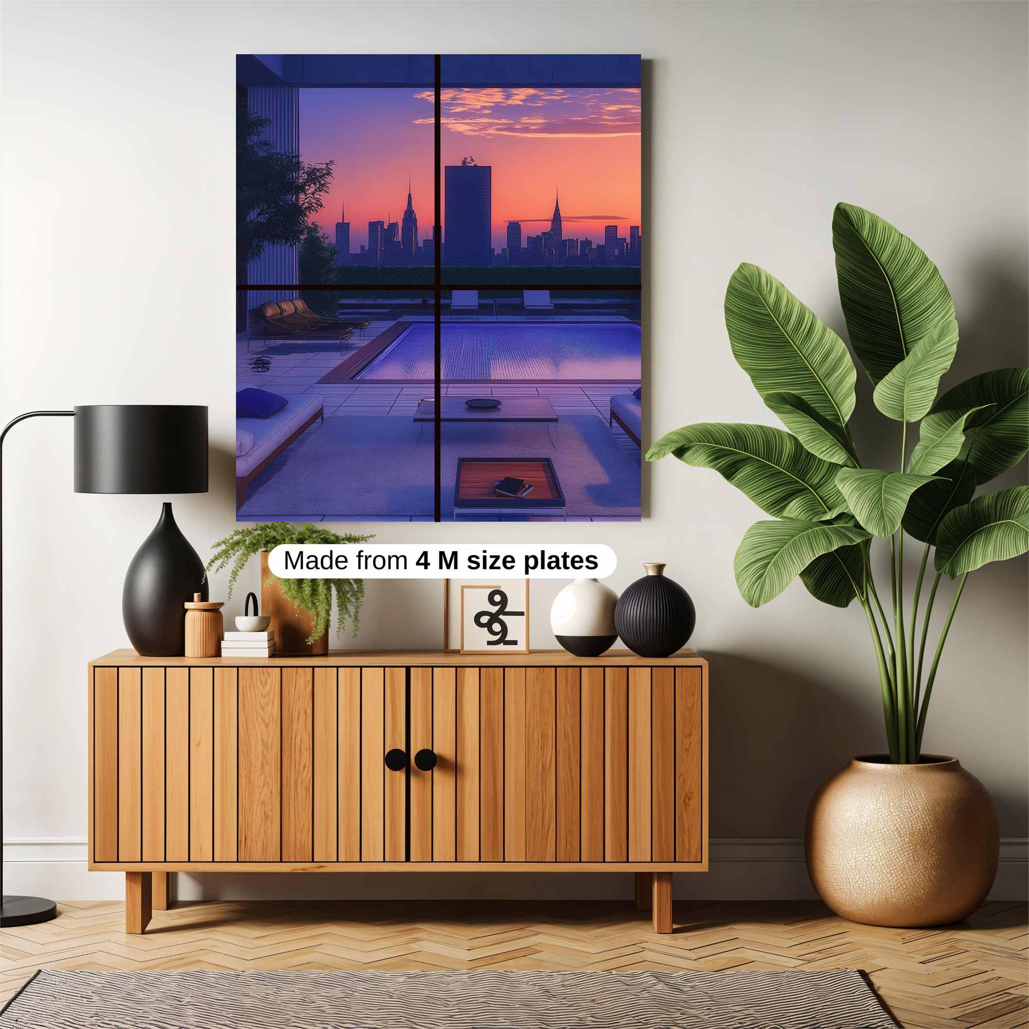 Skyline Serenity Safe Wall Magnetic / M