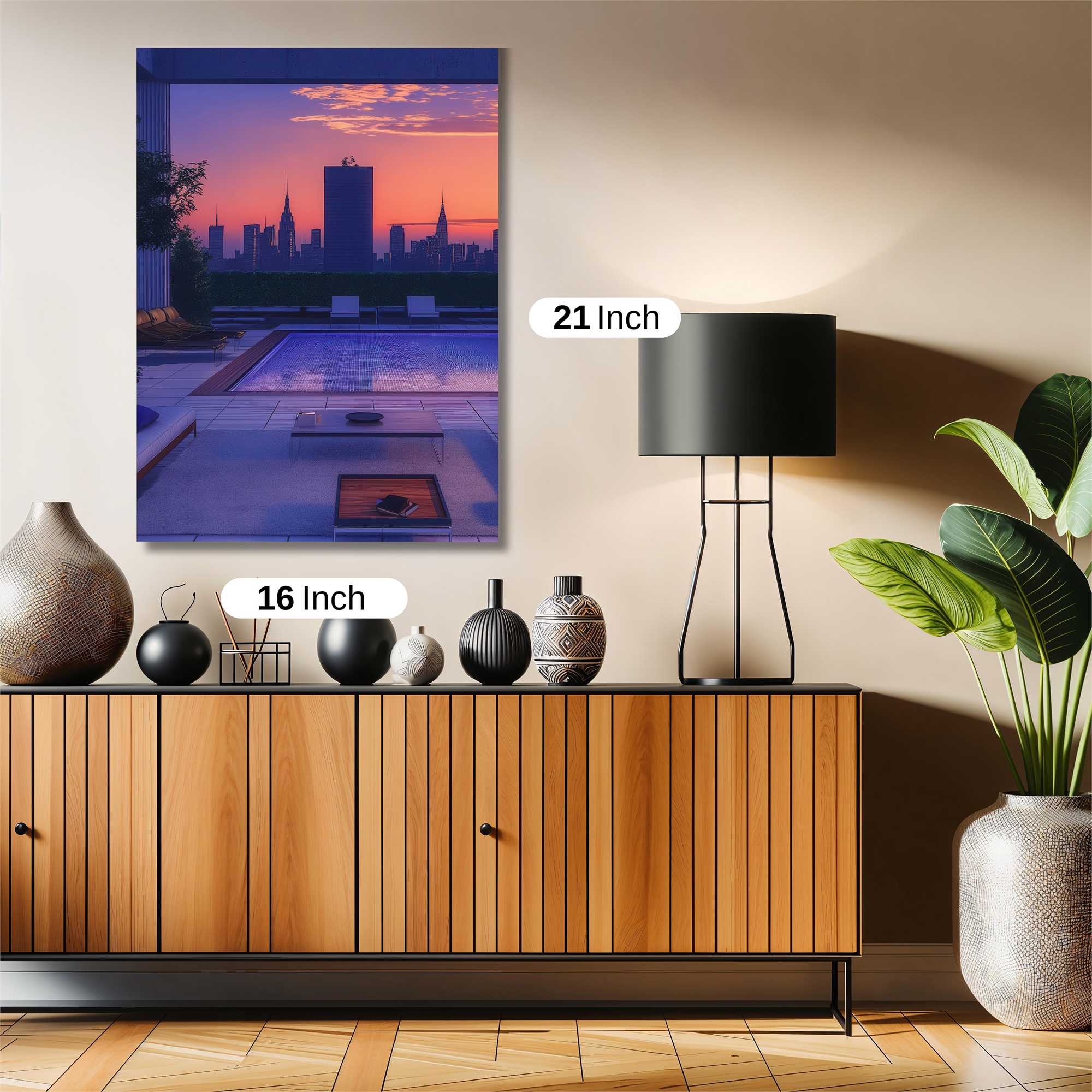 Skyline Serenity Safe Wall Magnetic / M