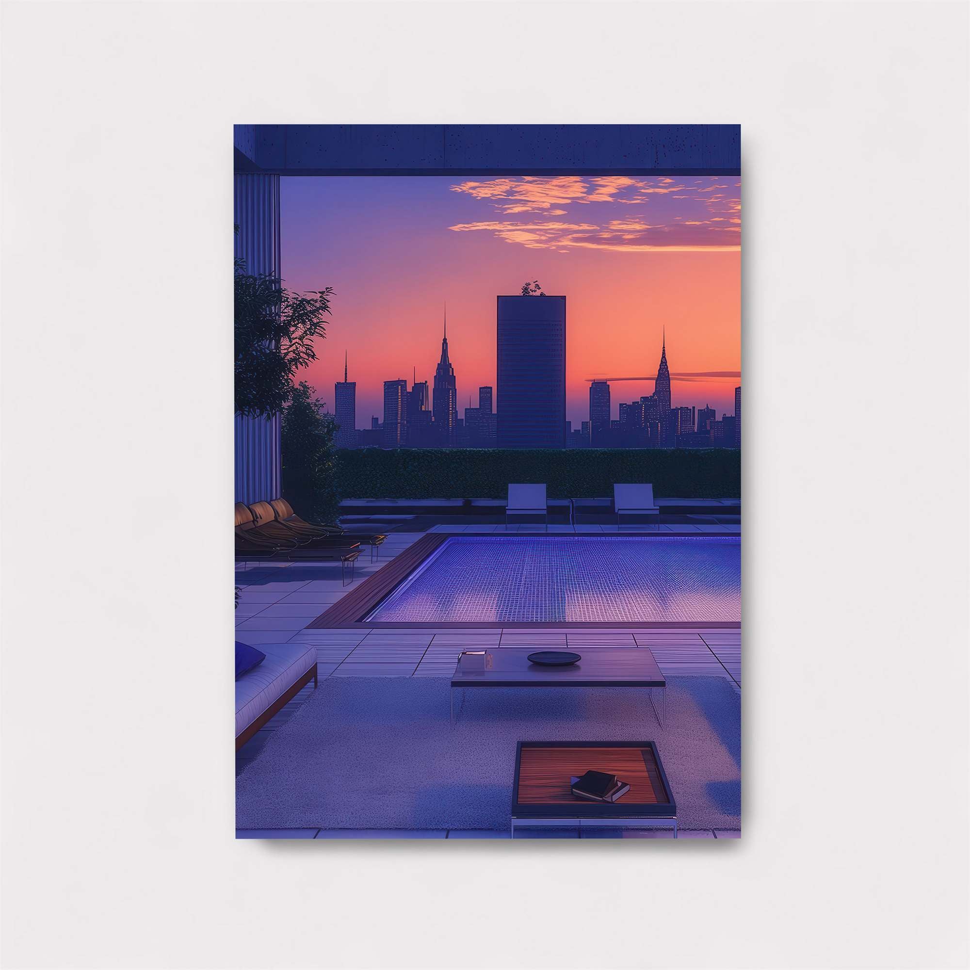 Skyline Serenity Safe Wall Magnetic / M