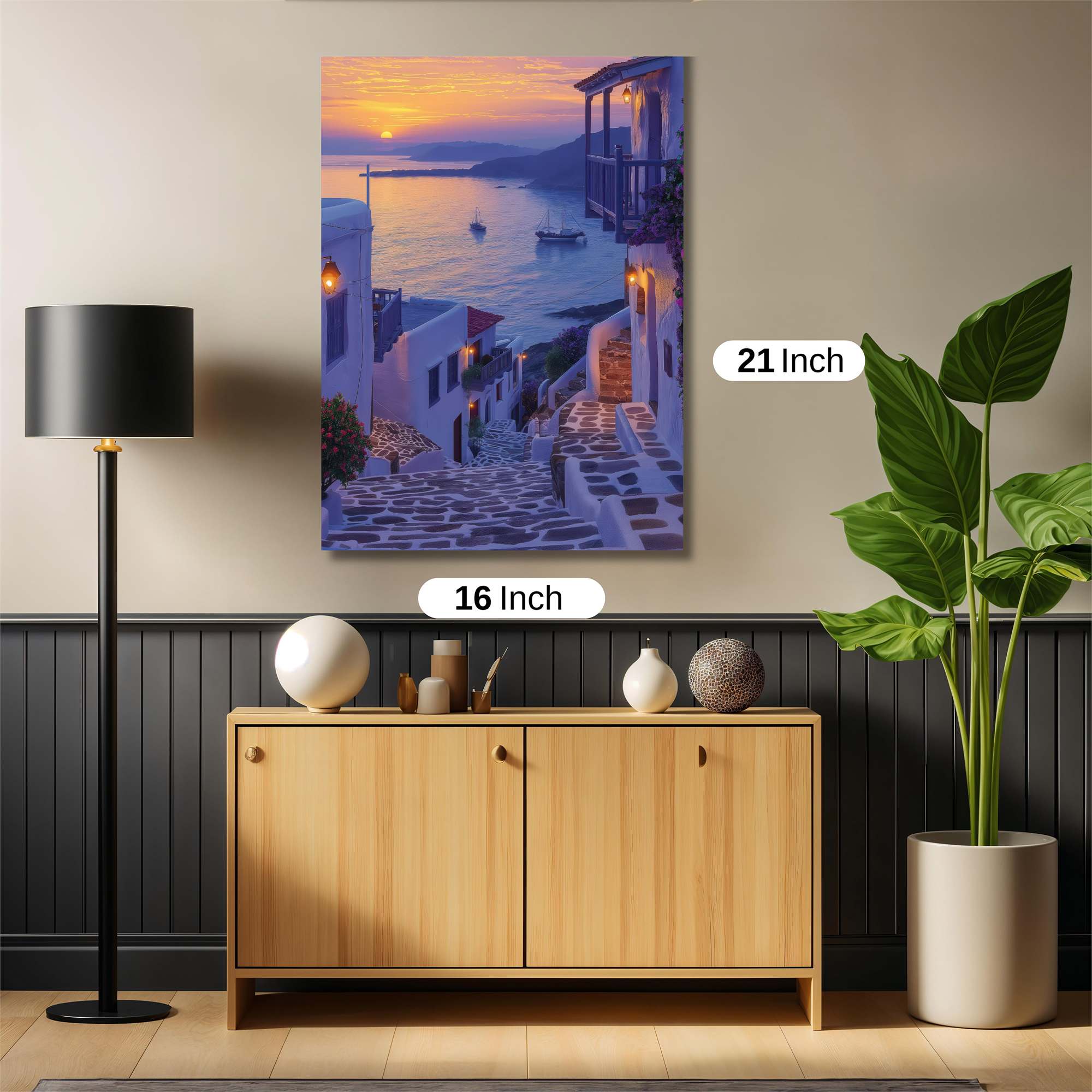 Santorini Serenity Safe Wall Magnetic / M