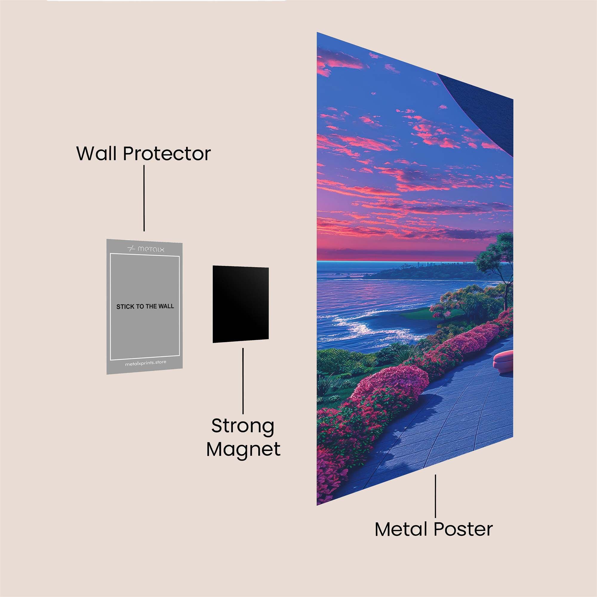 Twilight Serenity Safe Wall Magnetic / M