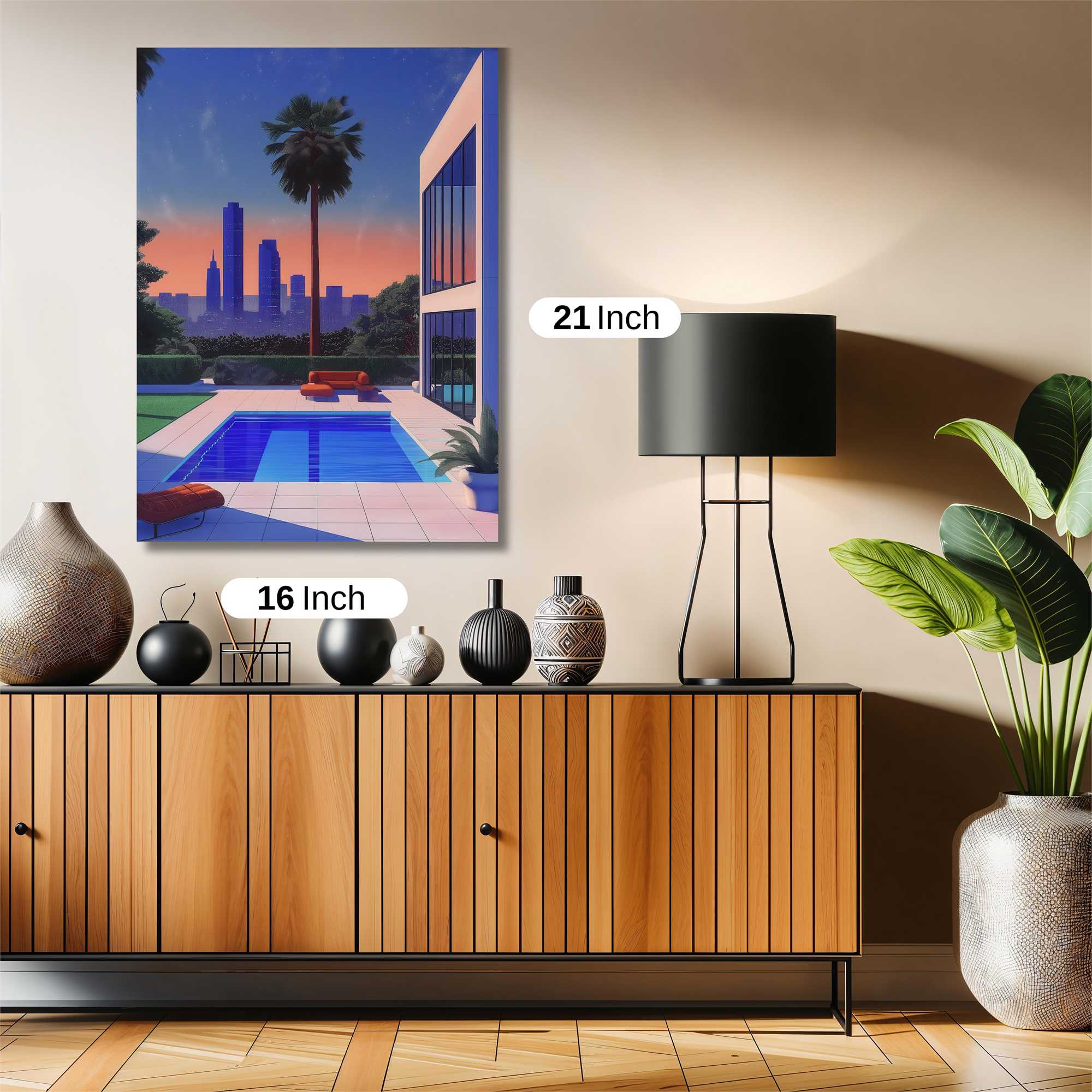 Sunset Serenity Safe Wall Magnetic / M