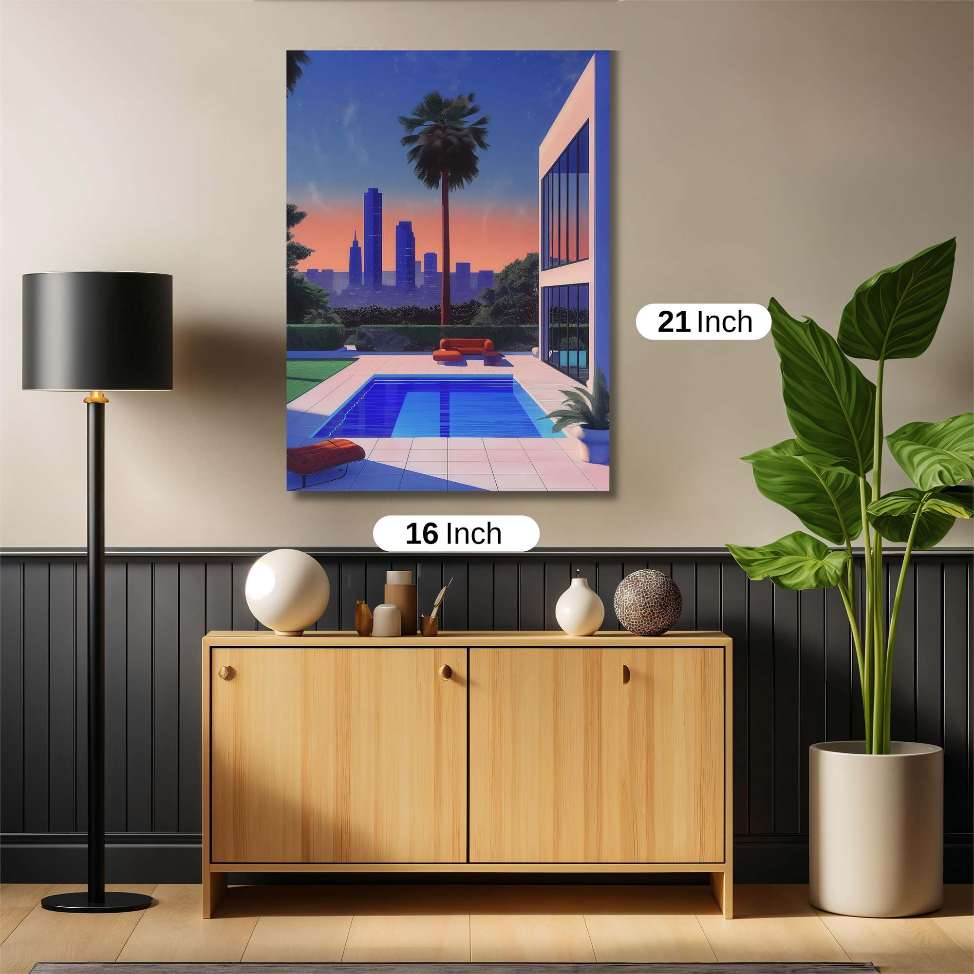 Sunset Serenity Safe Wall Magnetic / M
