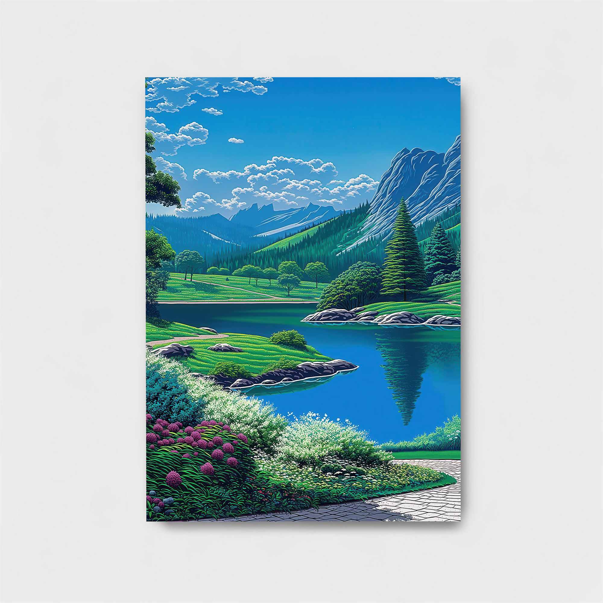 Mountain Serenity Safe Wall Magnetic / M