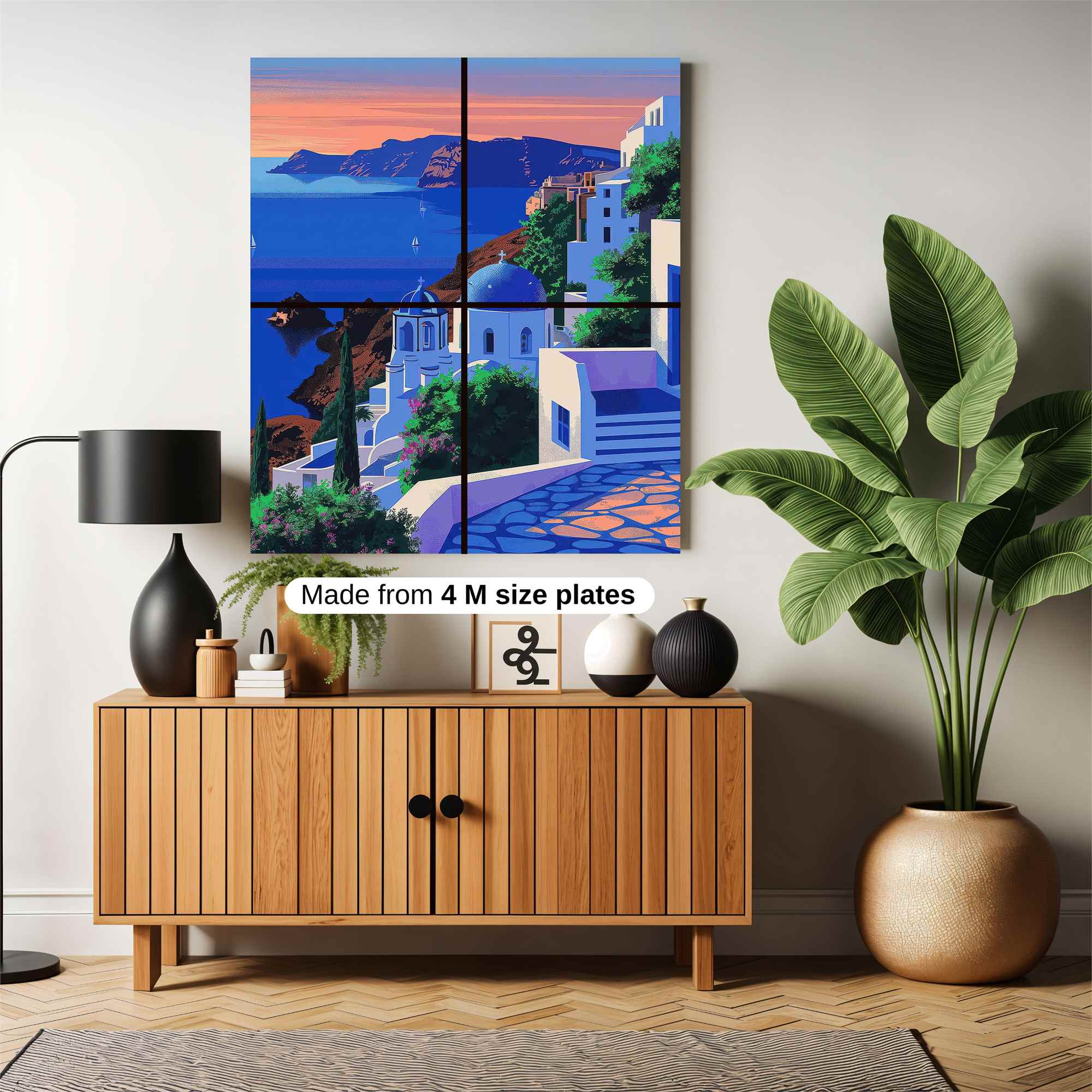 Santorini Serenity Safe Wall Magnetic / M