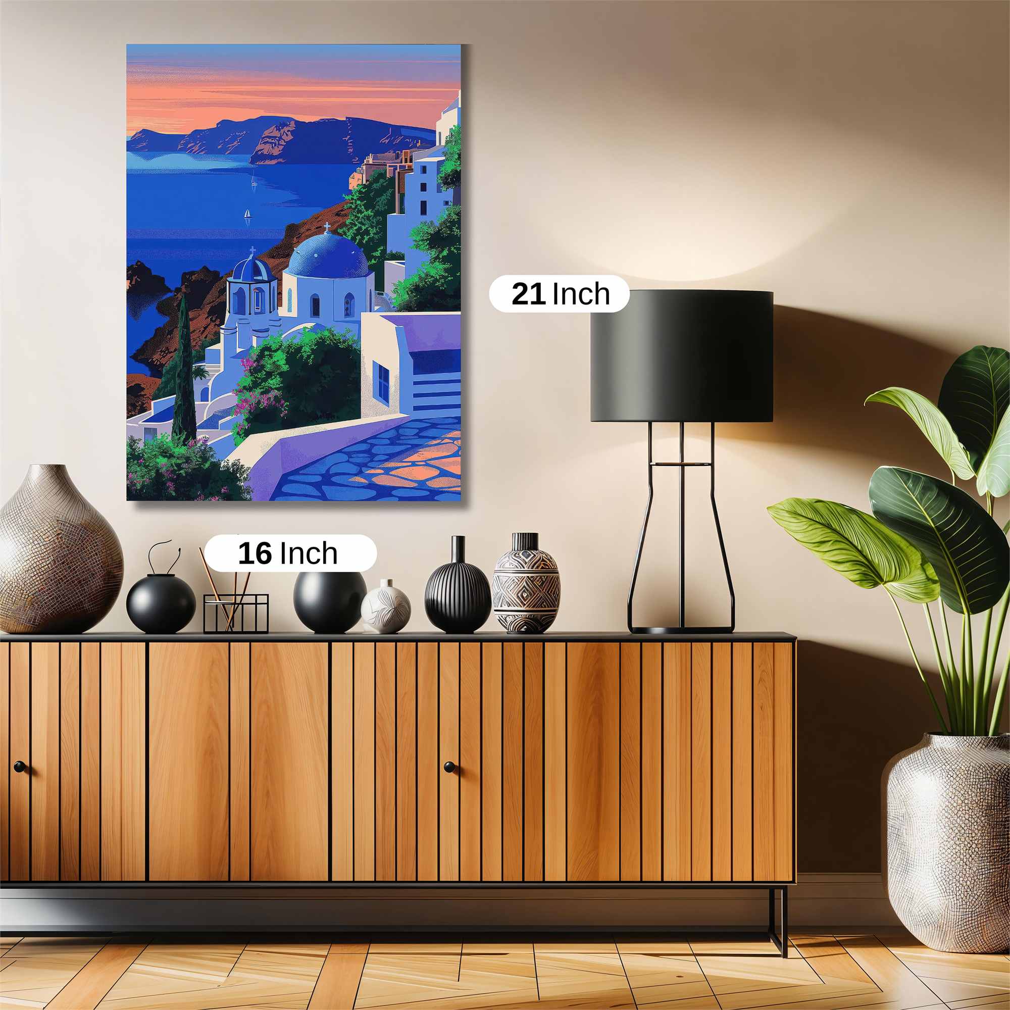 Santorini Serenity Safe Wall Magnetic / M