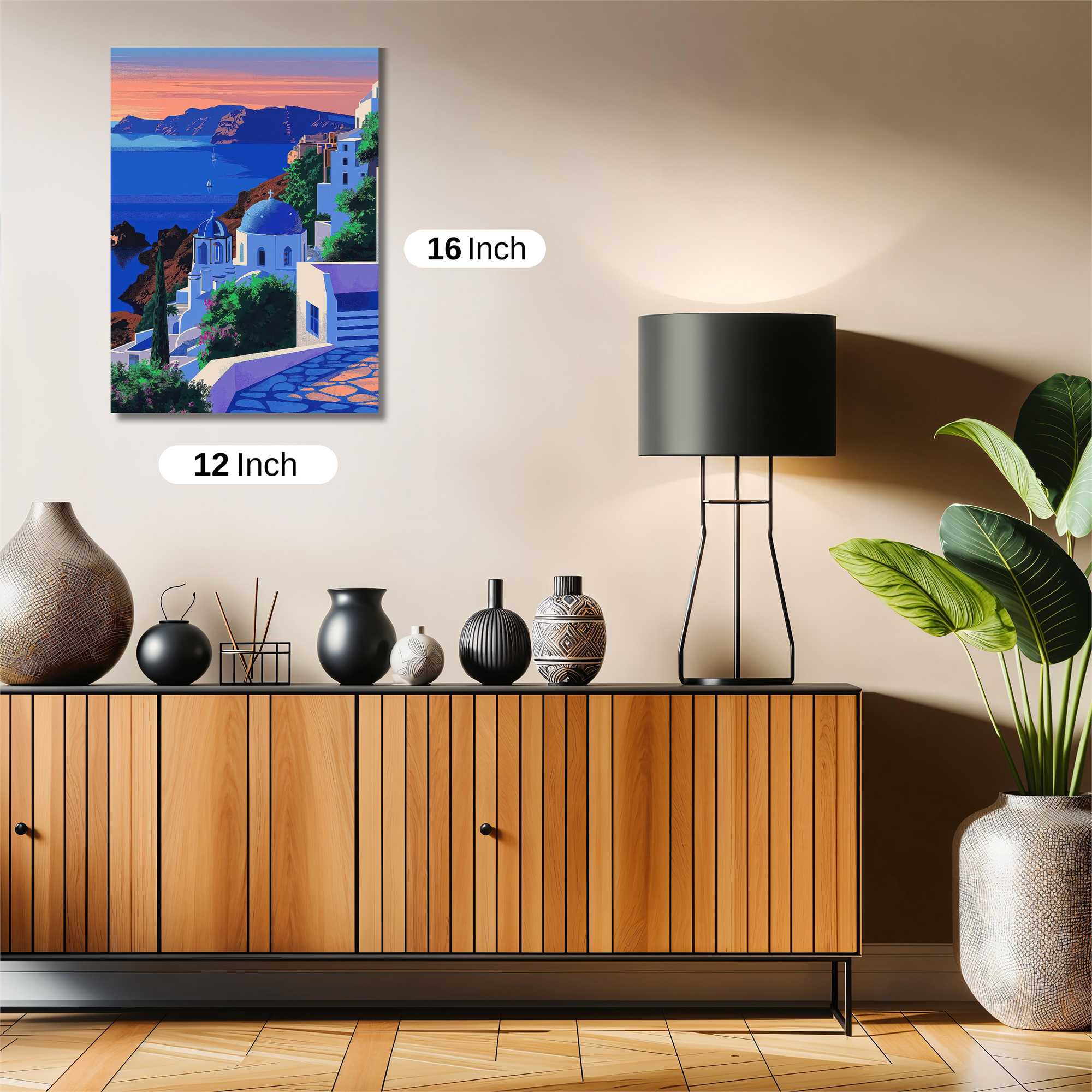 Santorini Serenity Safe Wall Magnetic / M