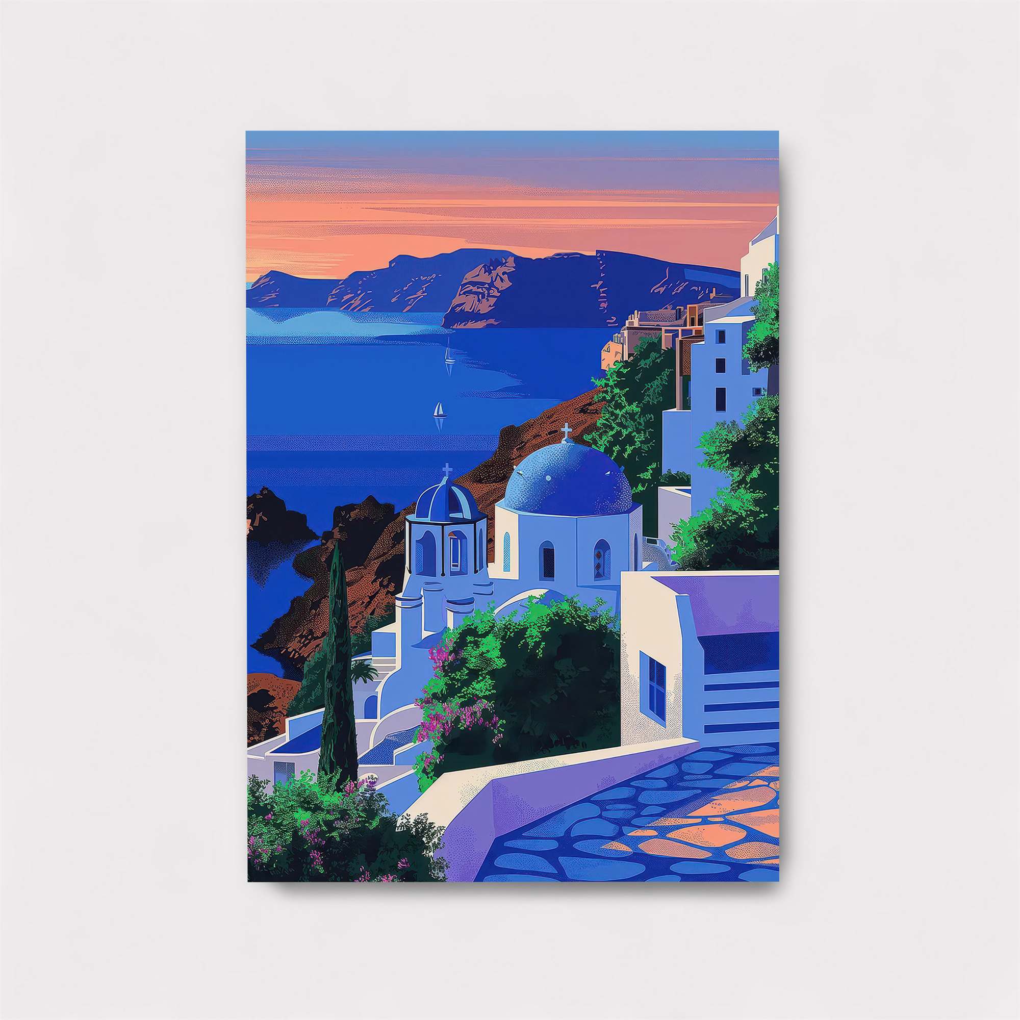 Santorini Serenity Safe Wall Magnetic / M