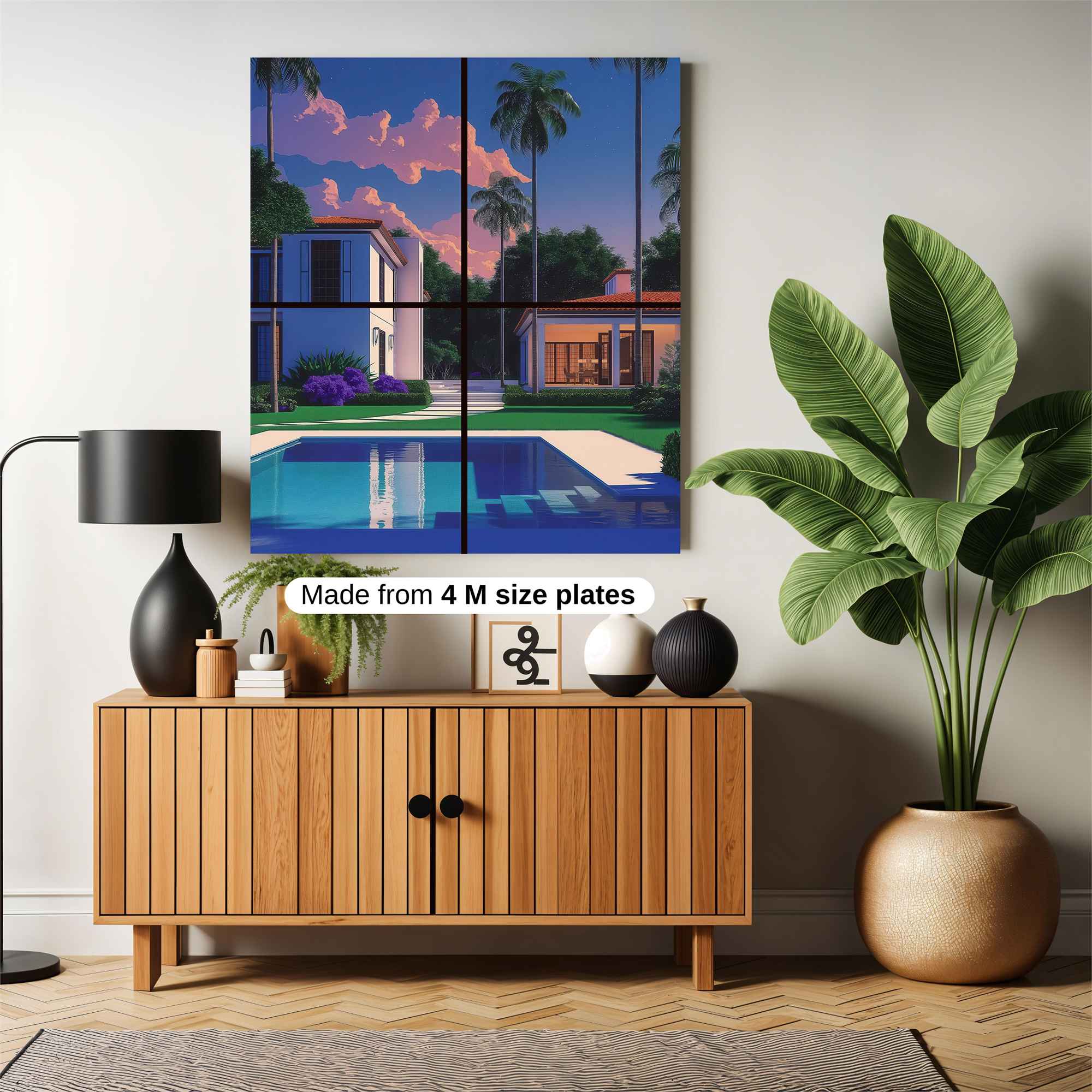 Tropical Tranquility Safe Wall Magnetic / M