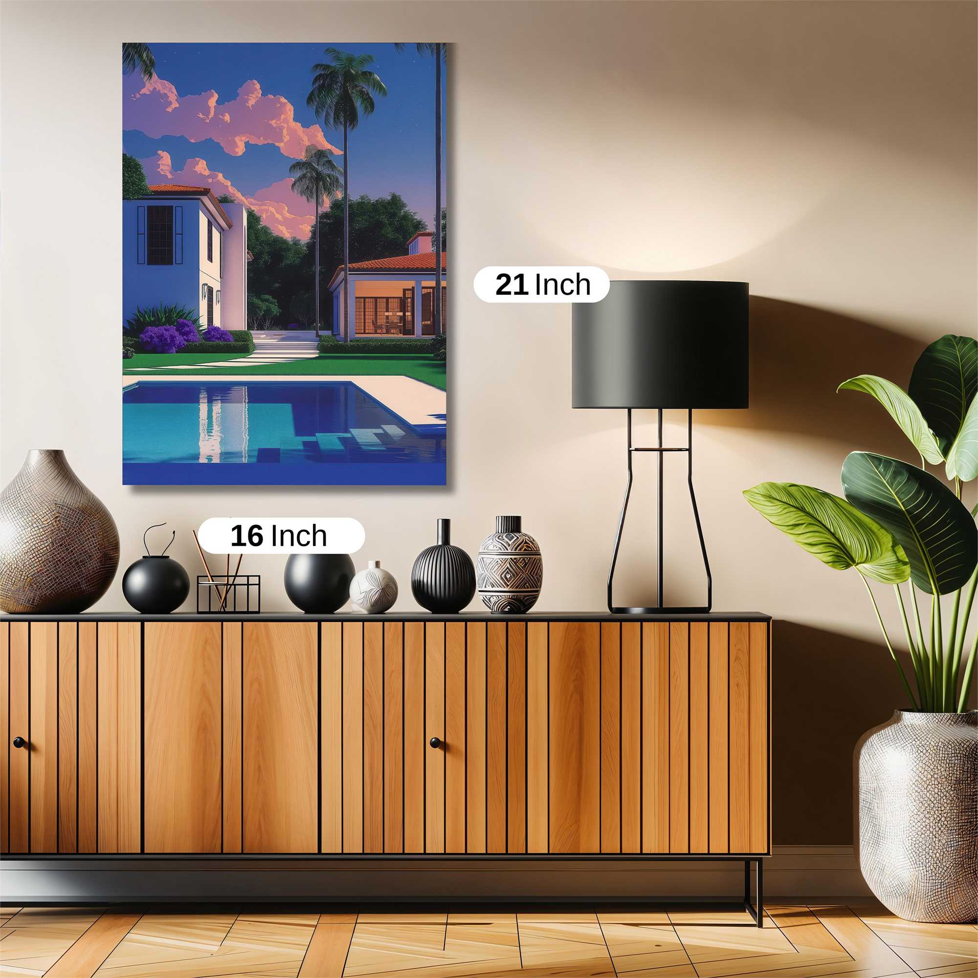 Tropical Tranquility Safe Wall Magnetic / M