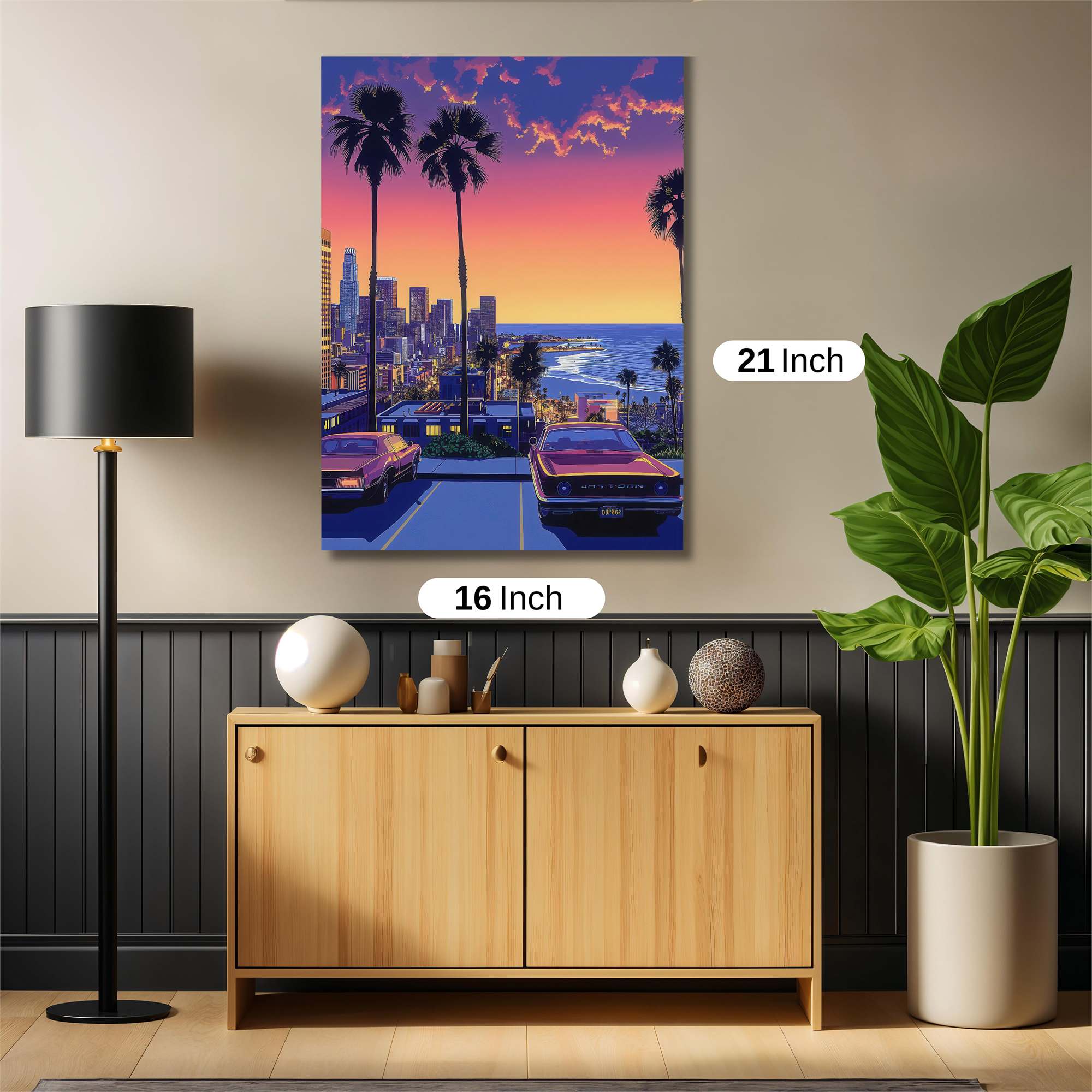 LA Dreamscape Safe Wall Magnetic / M