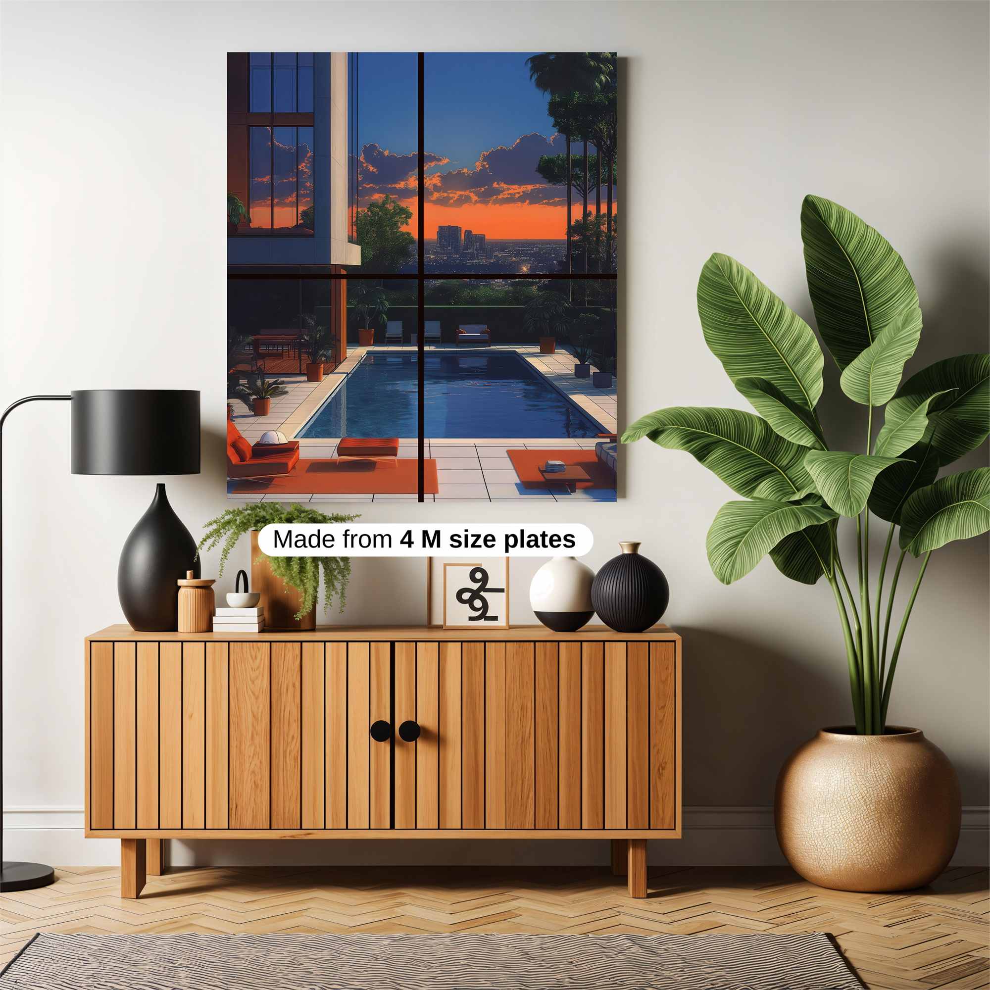 Sunset Serenity Safe Wall Magnetic / M